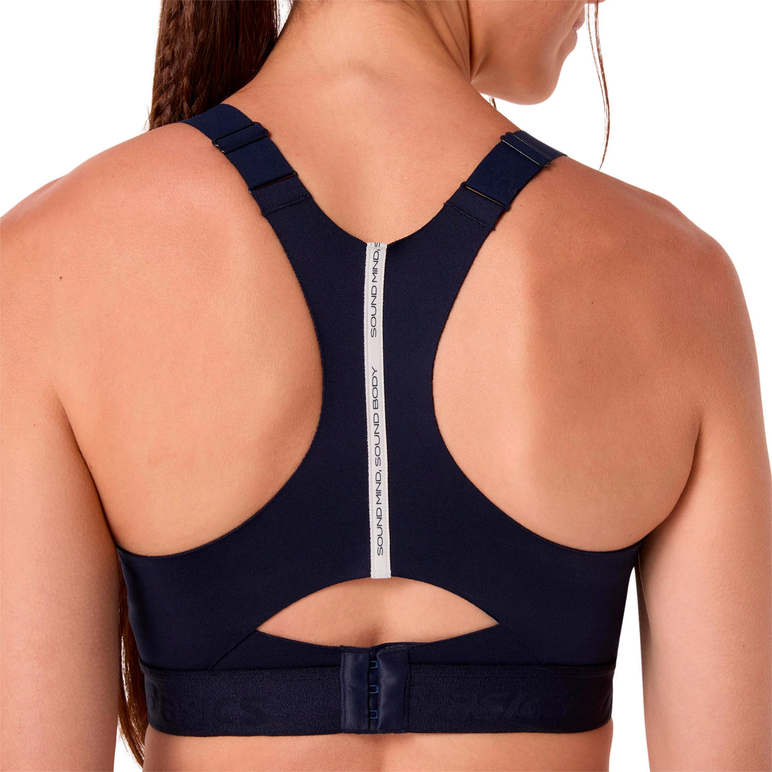 Road Compression Sport-BH Damen-dunkelblau - Image 5