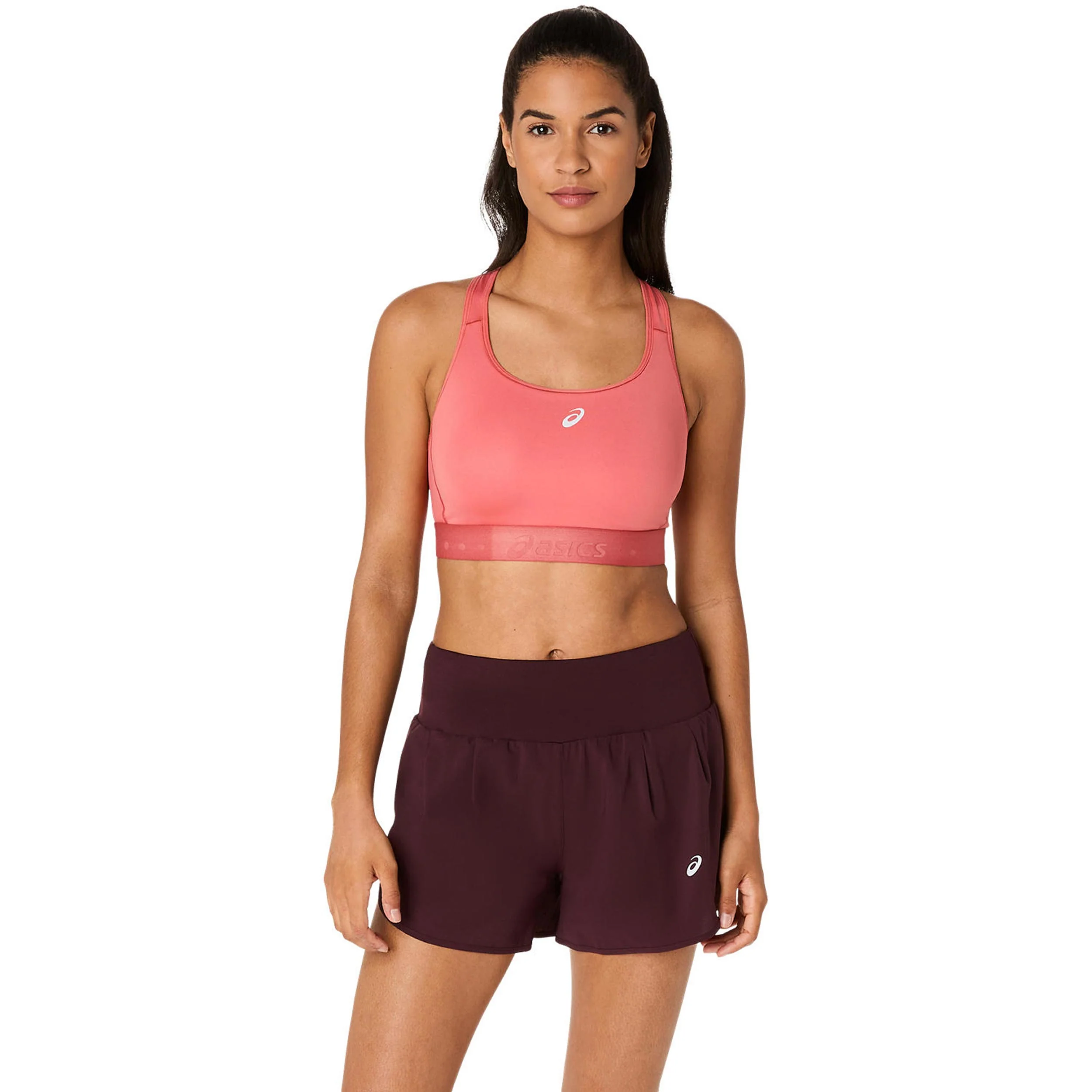 Road Compression Sport-BH Damen-koralle