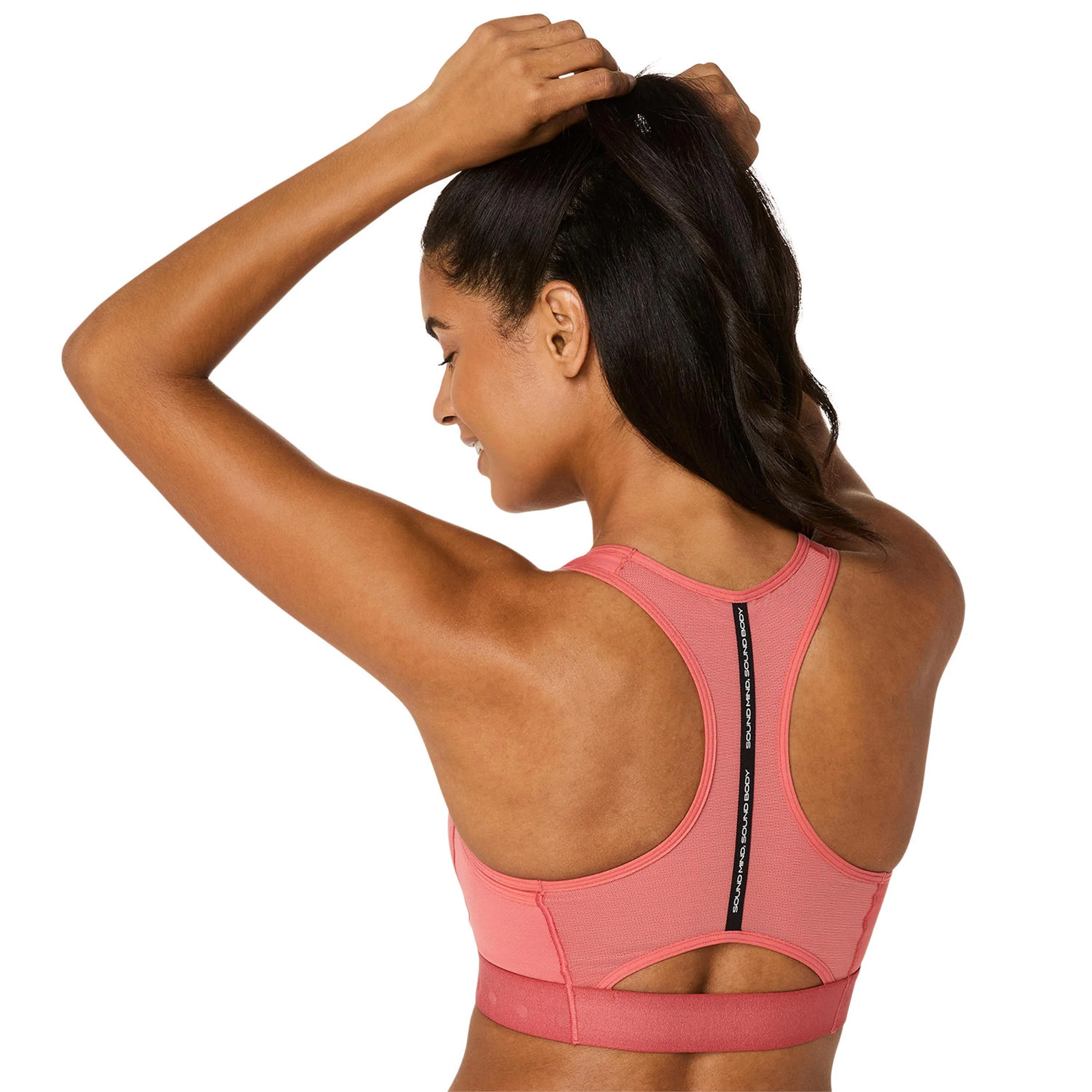 Road Compression Sport-BH Damen-koralle - Image 4