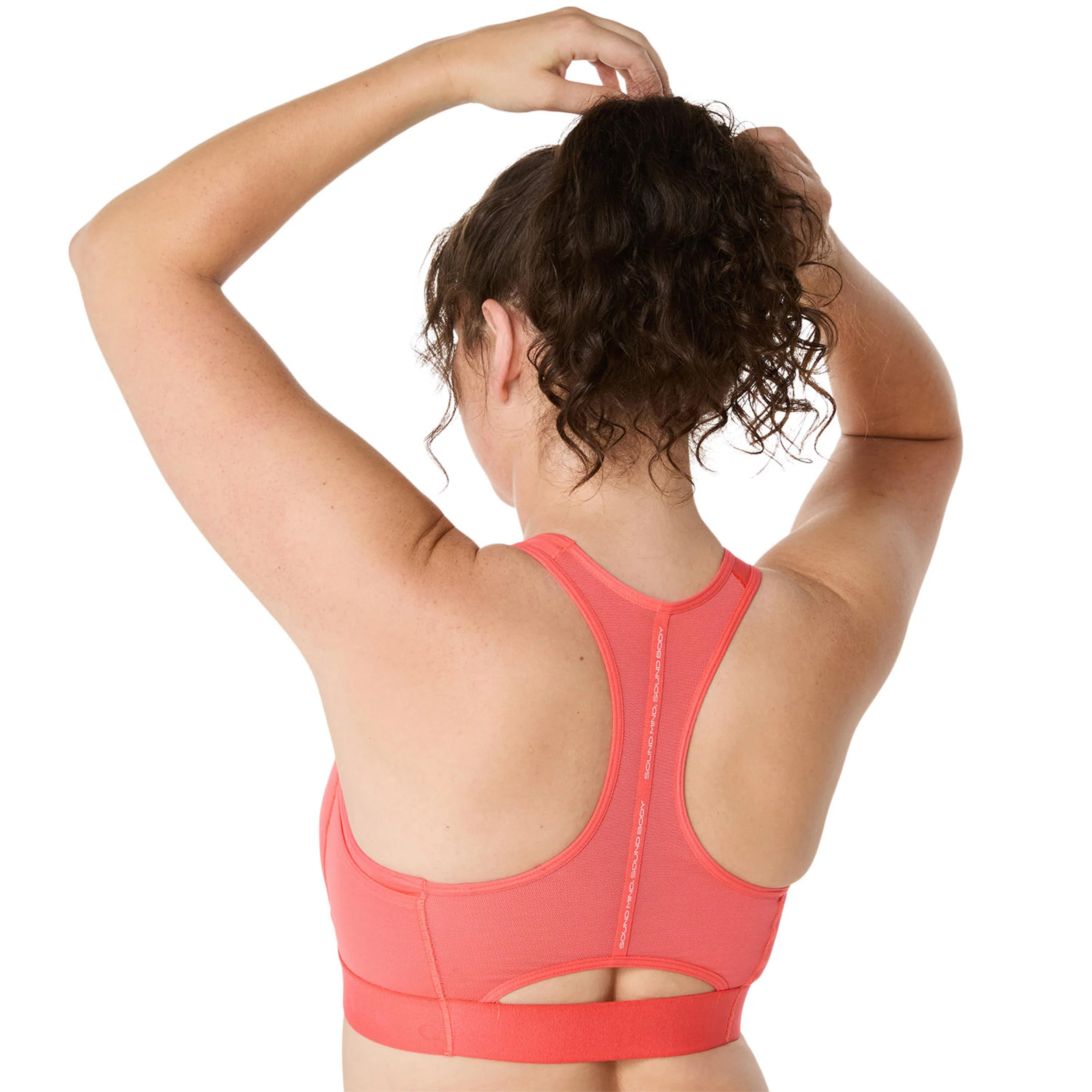 Road Compression Sport-BH Damen-orange - Image 11