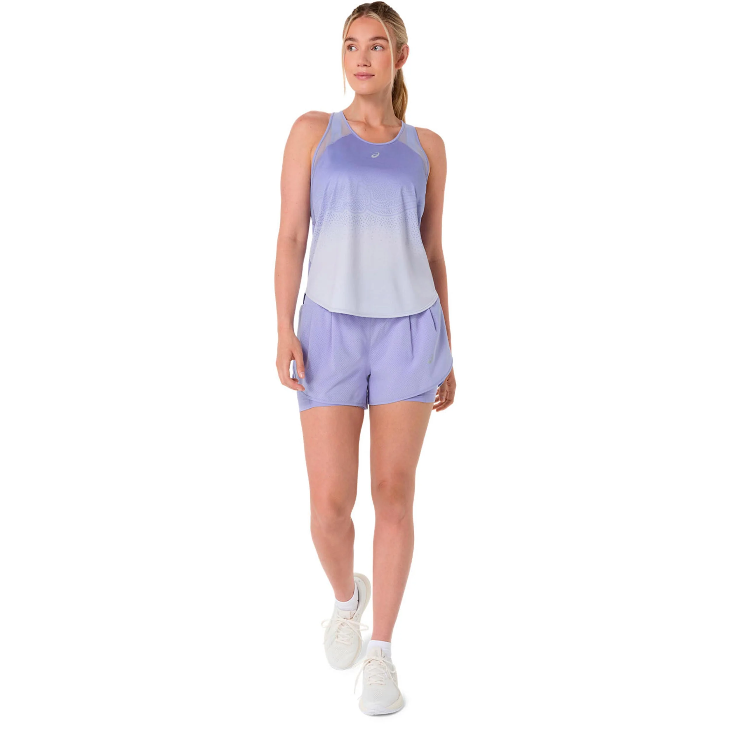 Road Fade Laufshirt Damen-blau - Image 2