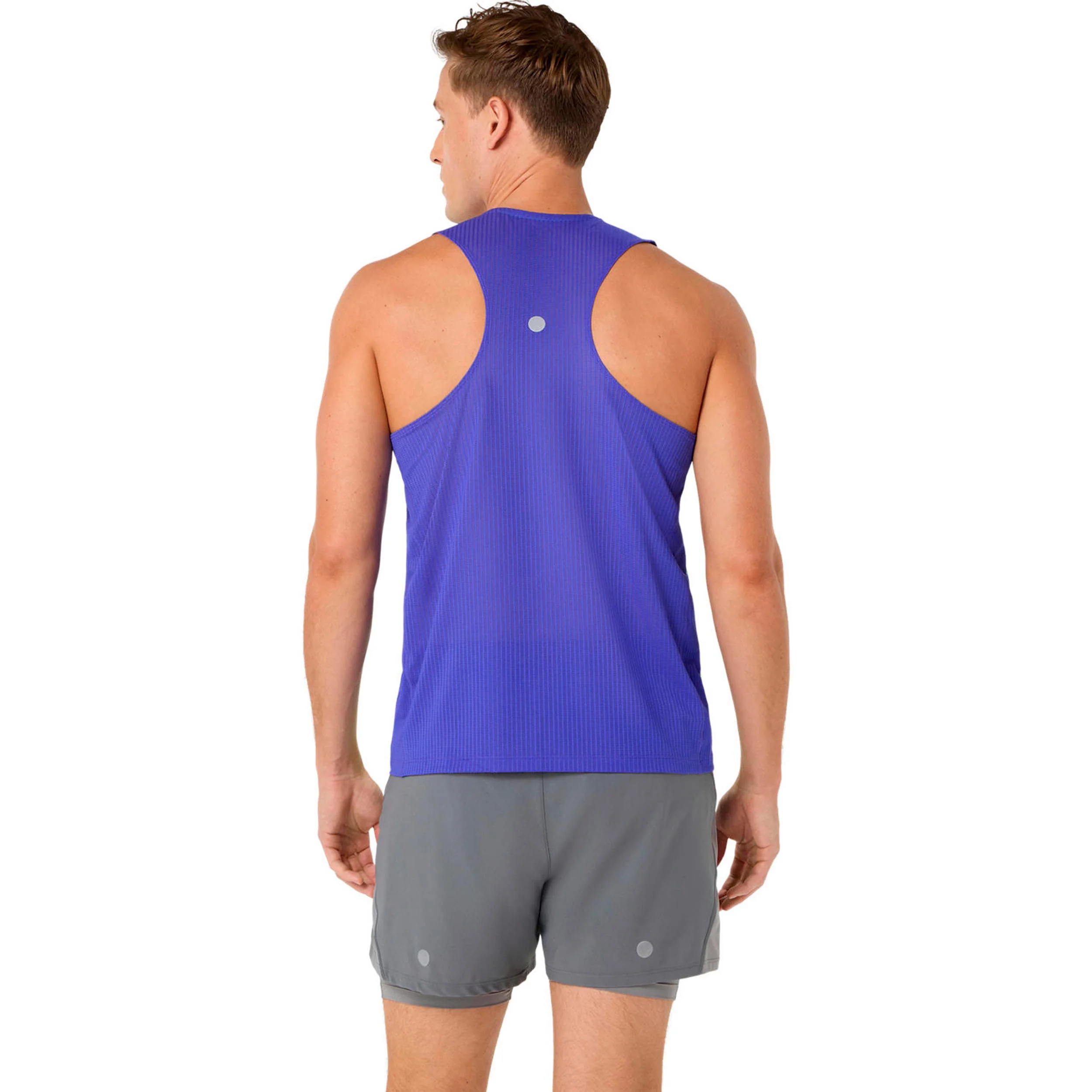Road Fade Laufshirt Herren-blau, grün - Image 2