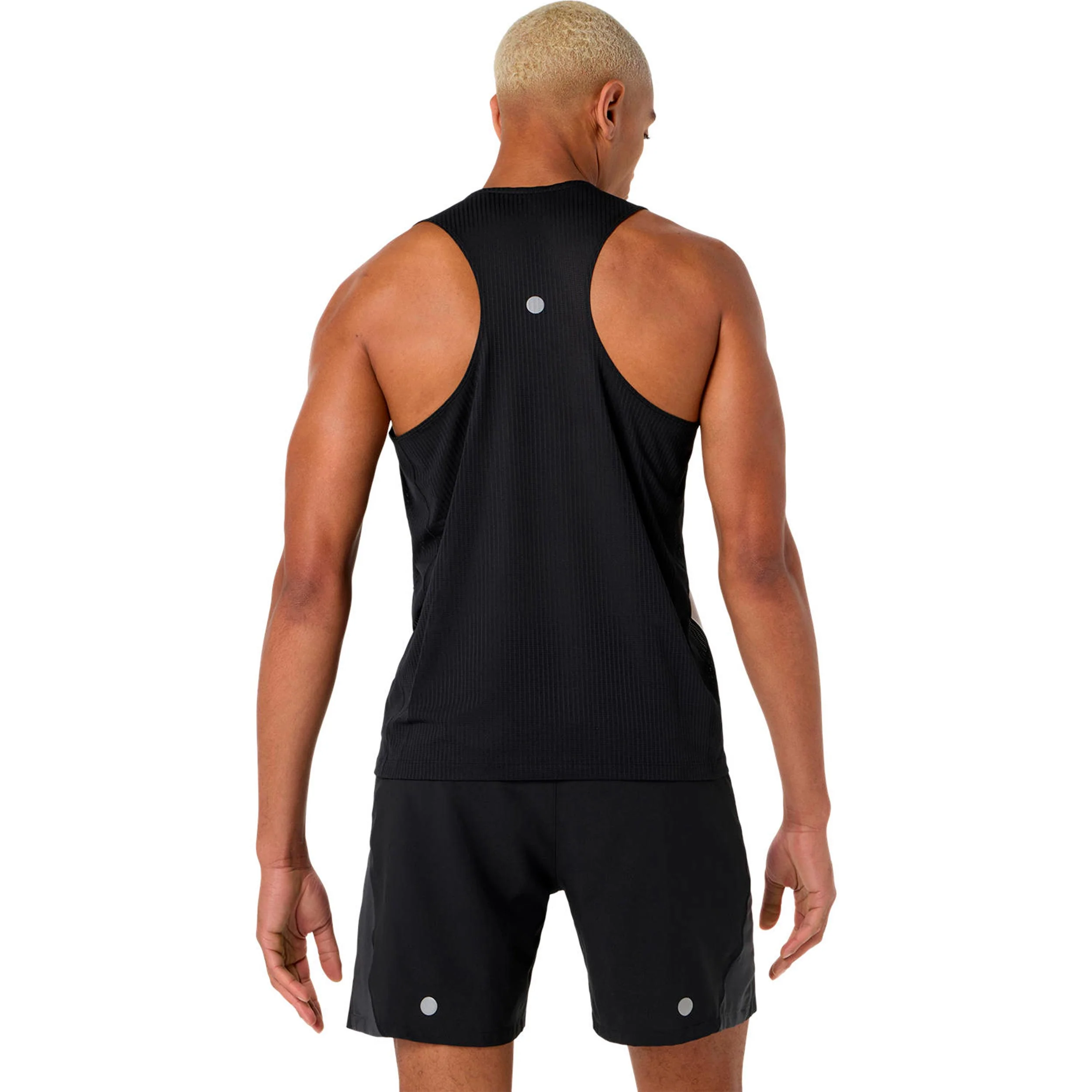 Road Fade Laufshirt Herren-schwarz, beige - Image 2