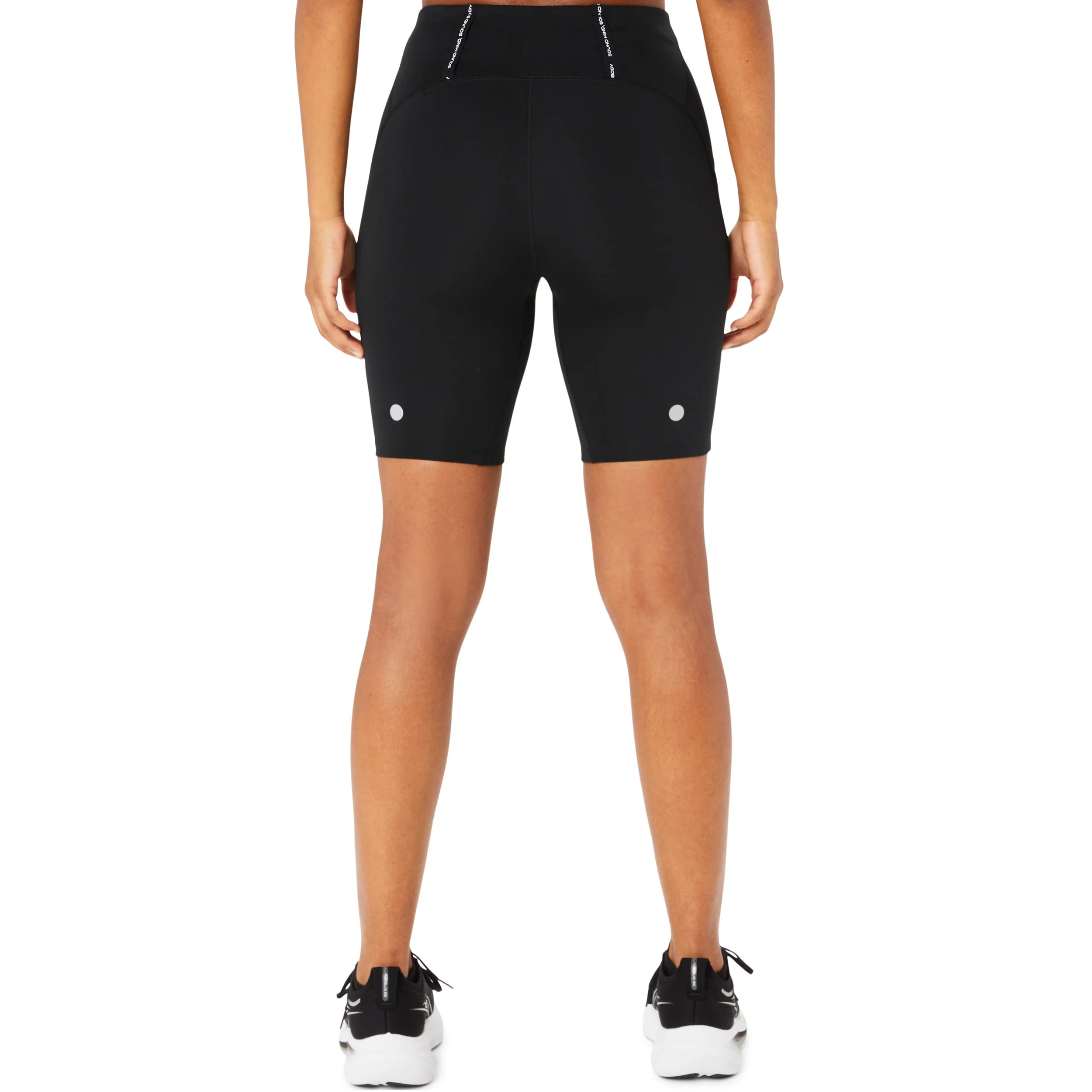 Road High Waist 8 Inch Short Lauftight Damen-Schwarz - Image 7