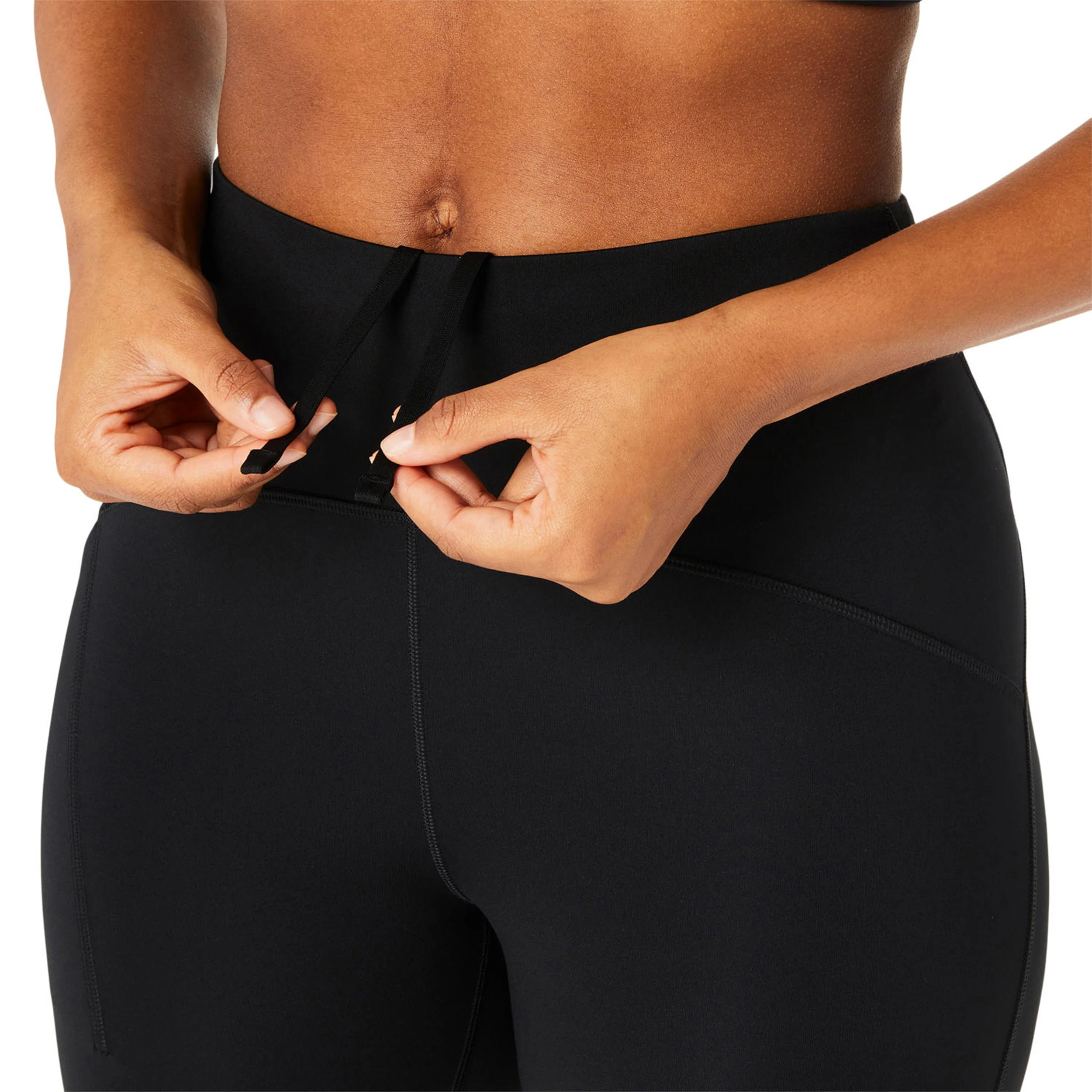 Road High Waist 8 Inch Short Lauftight Damen-Schwarz - Image 9