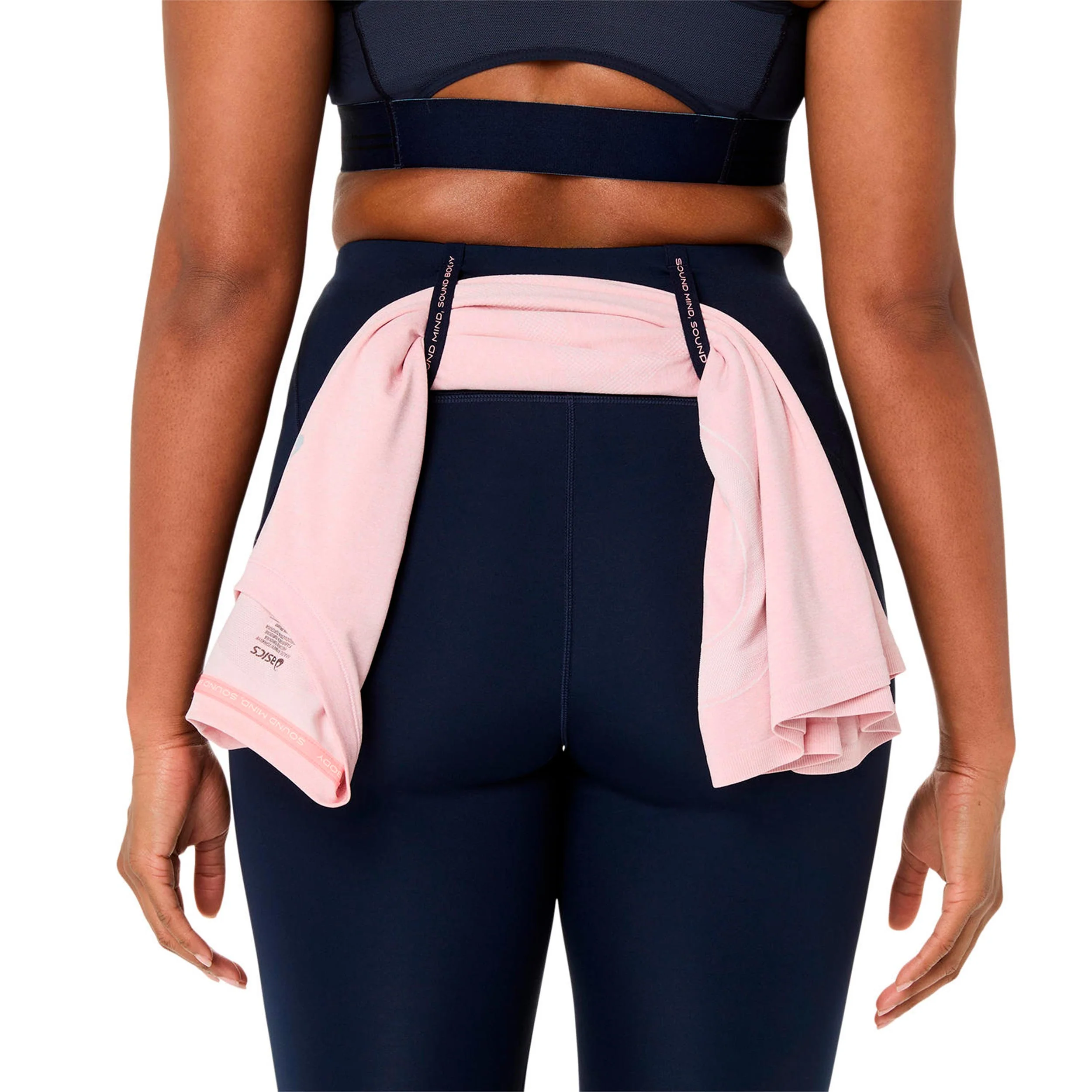 Road High Waist Lauftight Damen-dunkelblau - Image 8