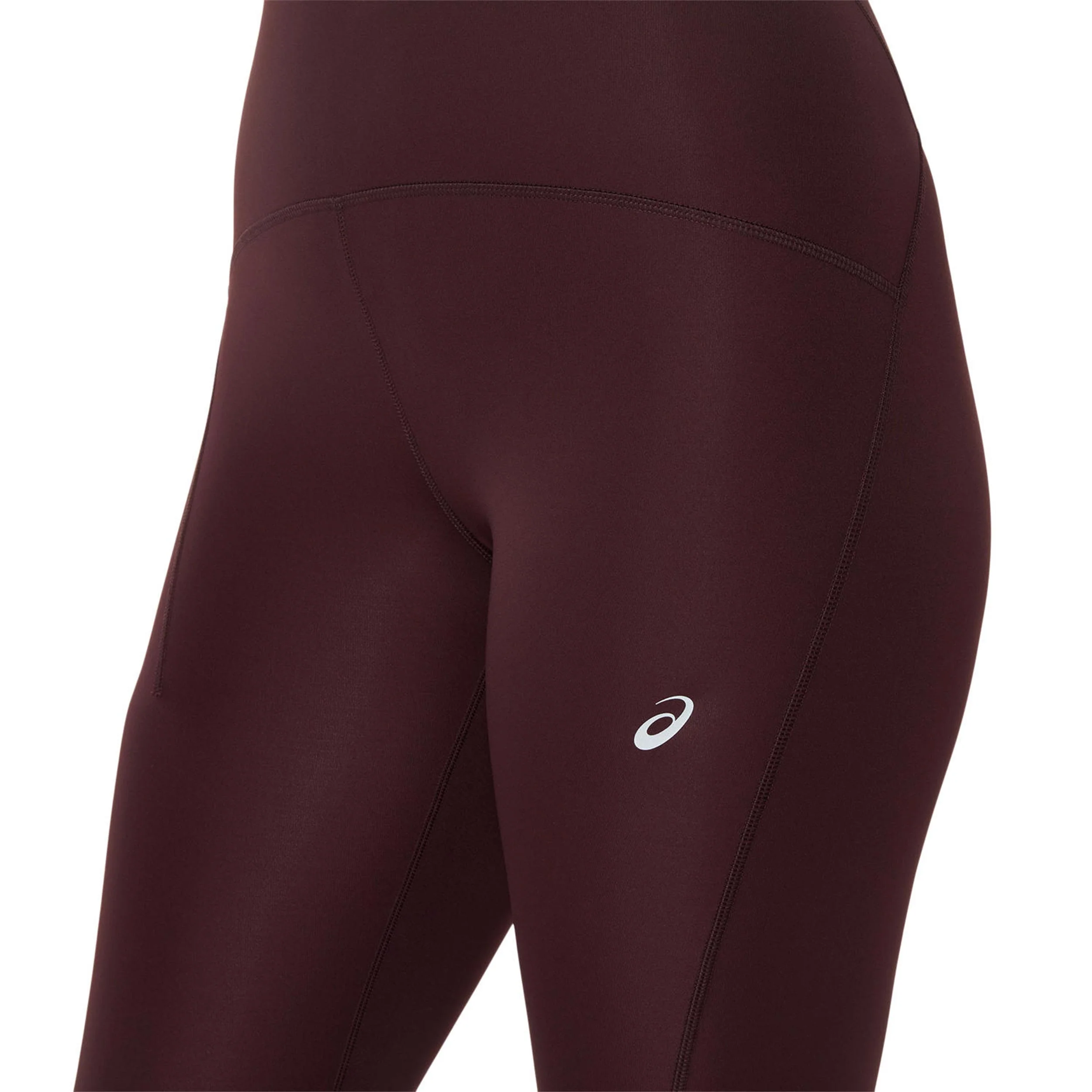 Road High Waist Lauftight Damen-dunkelrot - Image 4