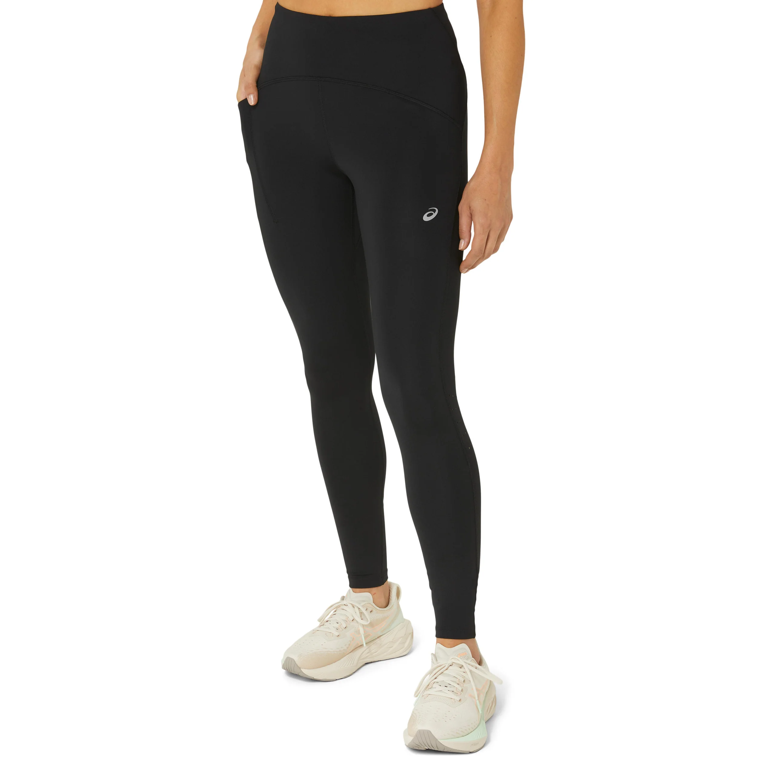 Road High Waist Lauftight Damen-schwarz - Image 6