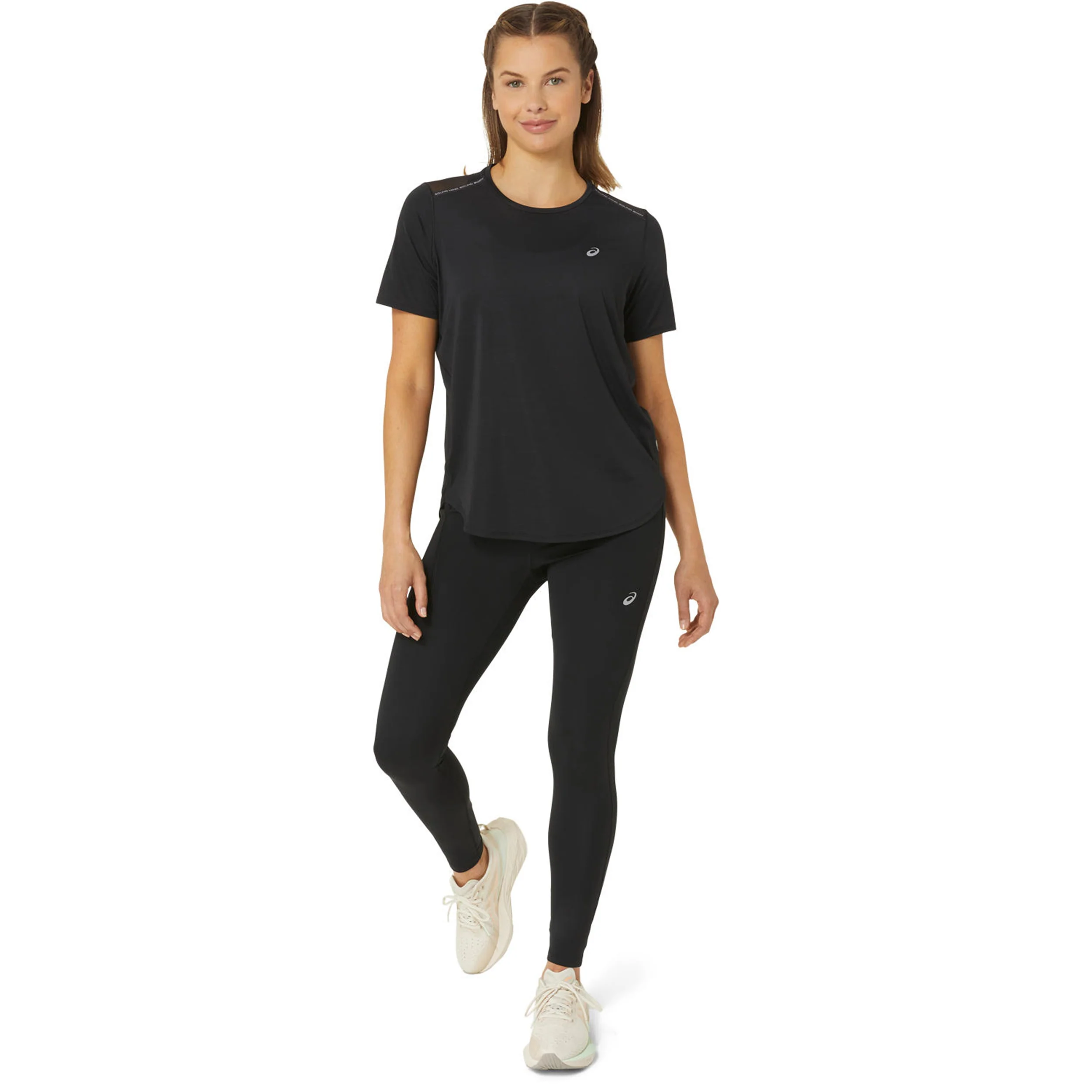 Road High Waist Lauftight Damen-schwarz - Image 8