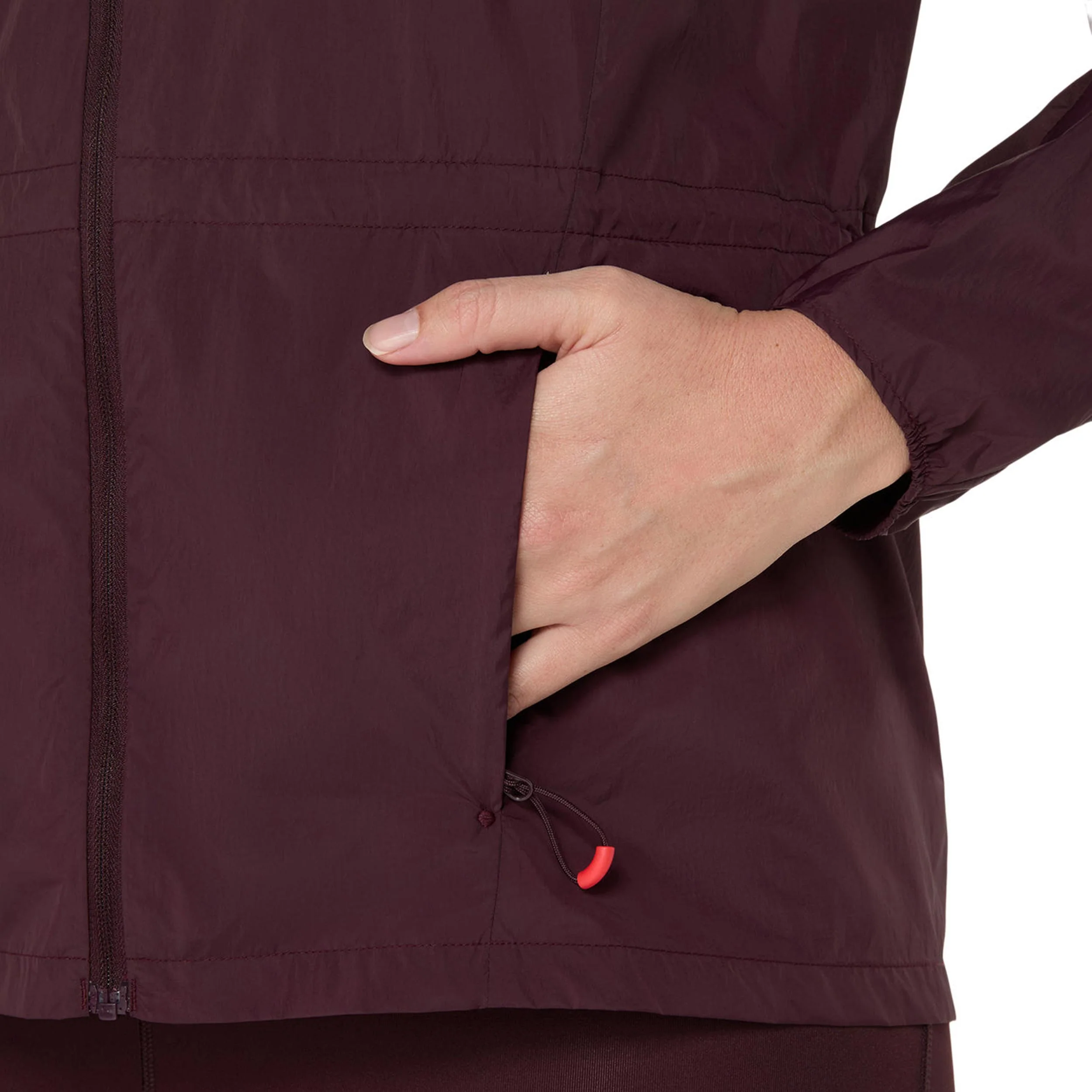 Road Laufjacke Damen-dunkelrot - Image 5