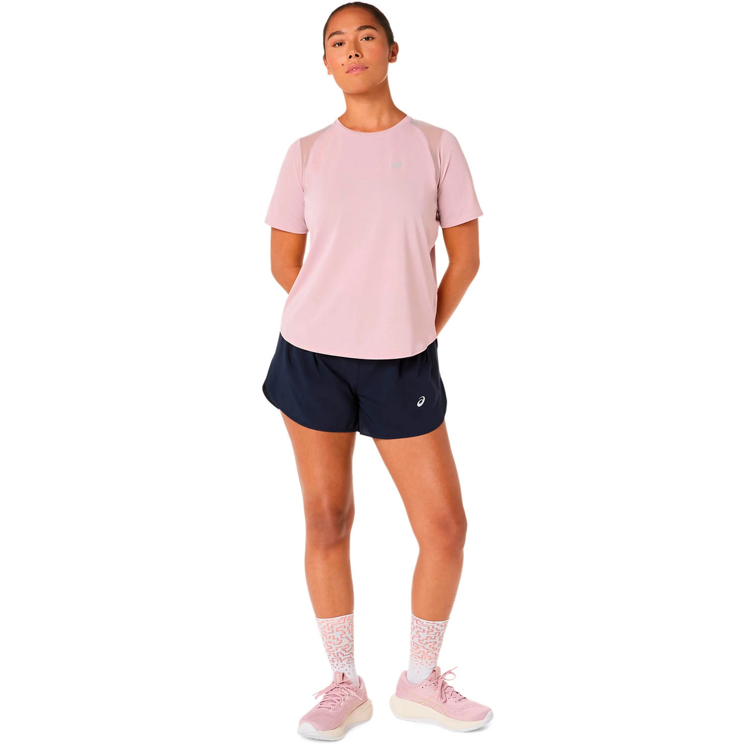 Road Laufshirt Damen-rosa - Image 2