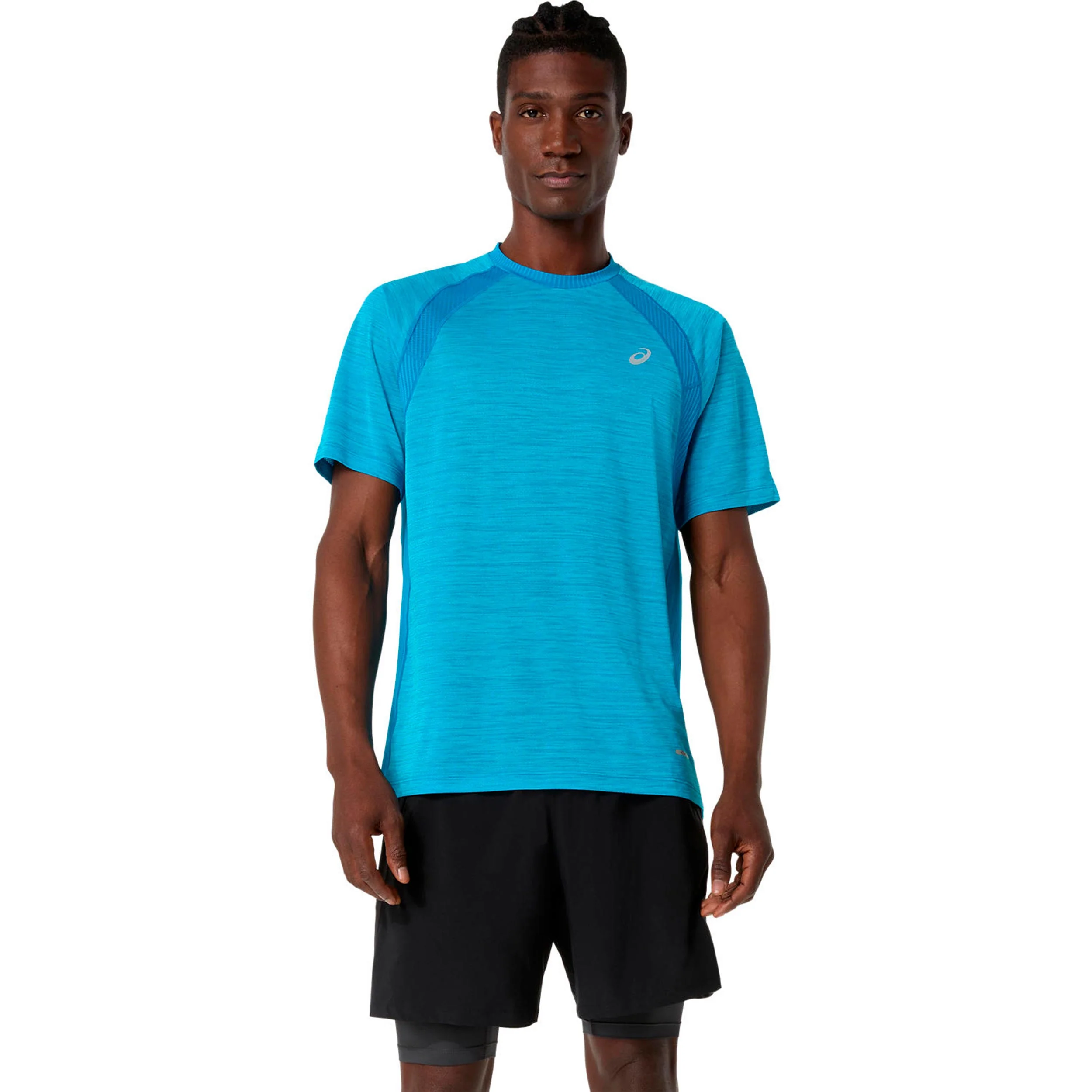 Road Laufshirt Herren-blau