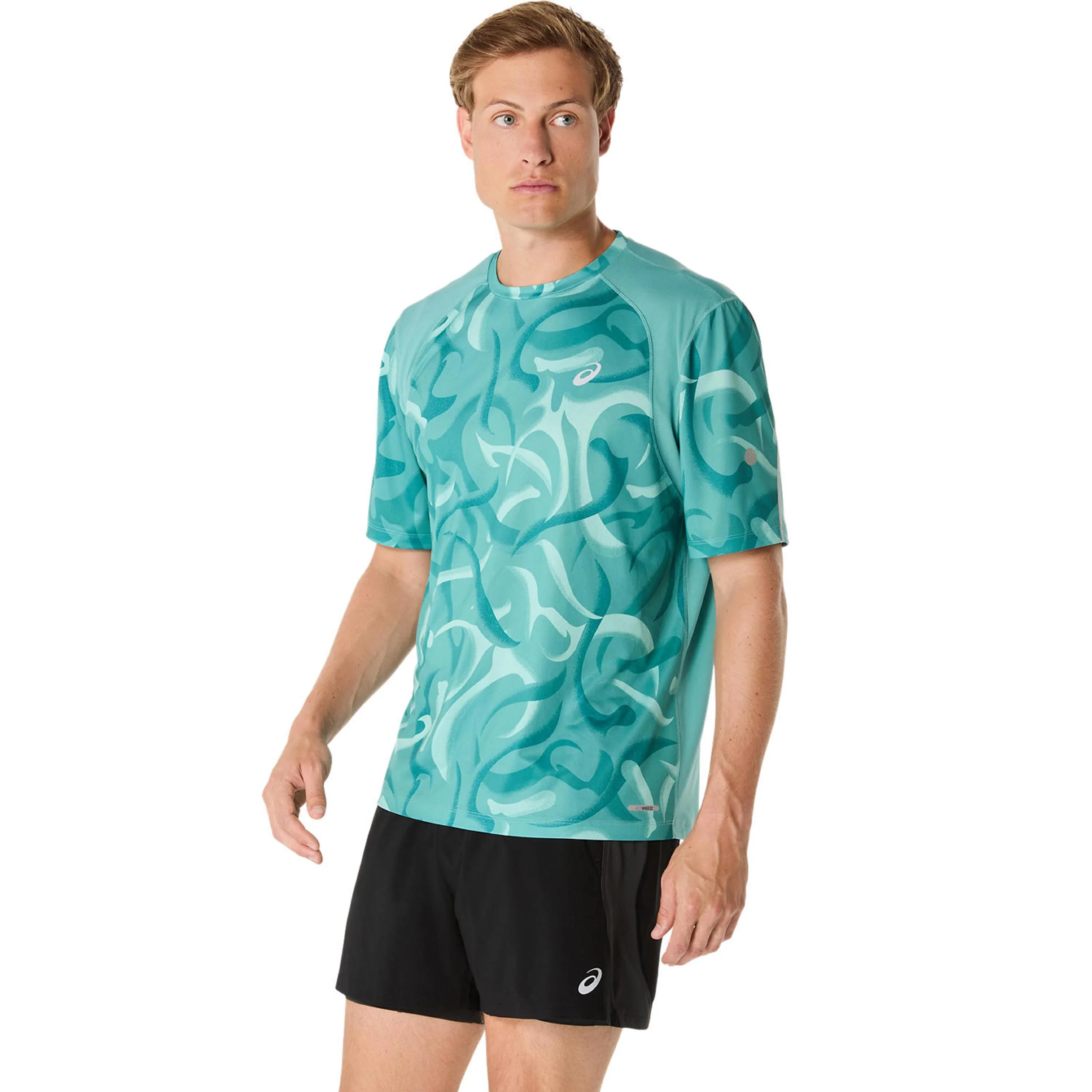 Road Lite-Show Laufshirt Herren-Türkis,Mehrfarbig - Image 3