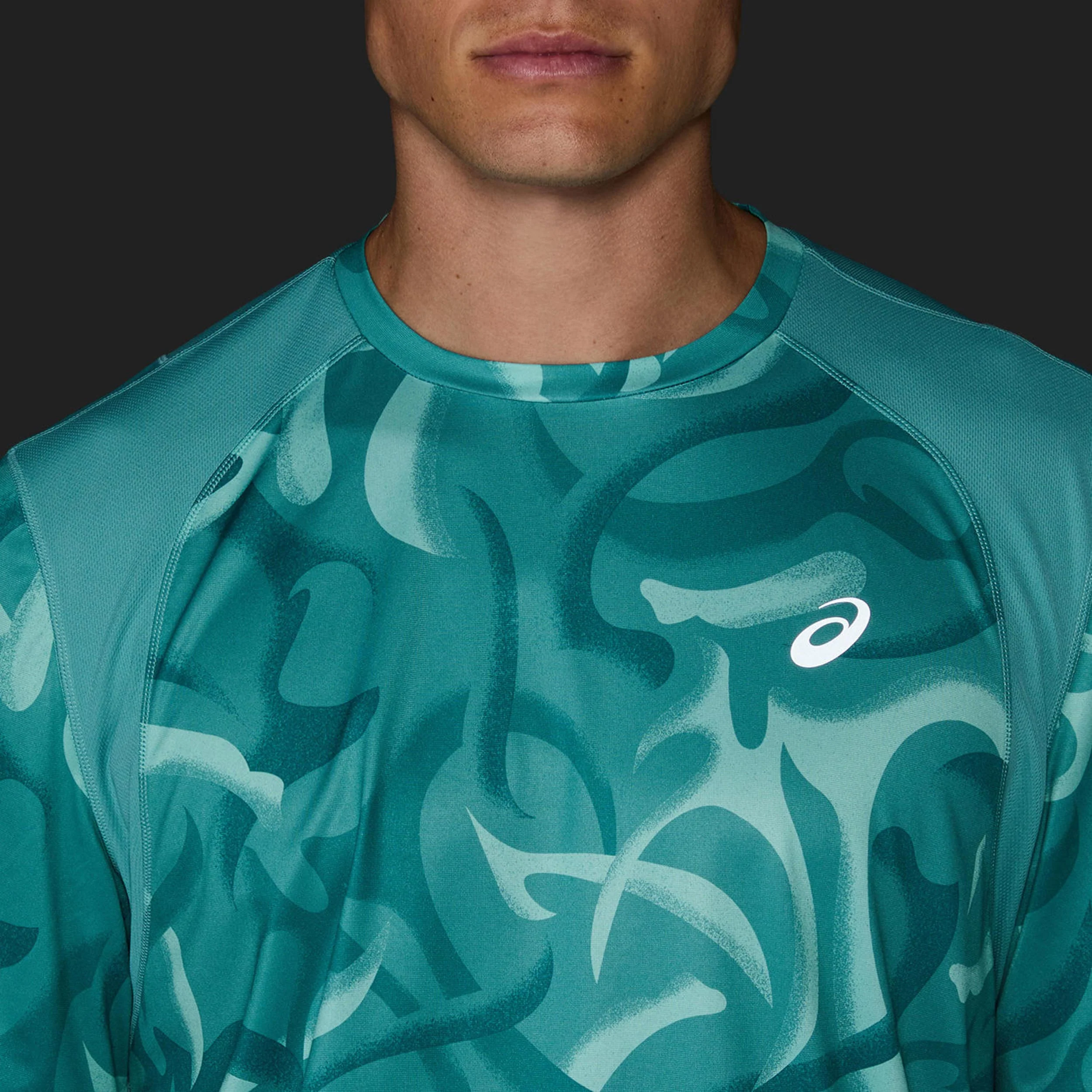 Road Lite-Show Laufshirt Herren-Türkis,Mehrfarbig - Image 6