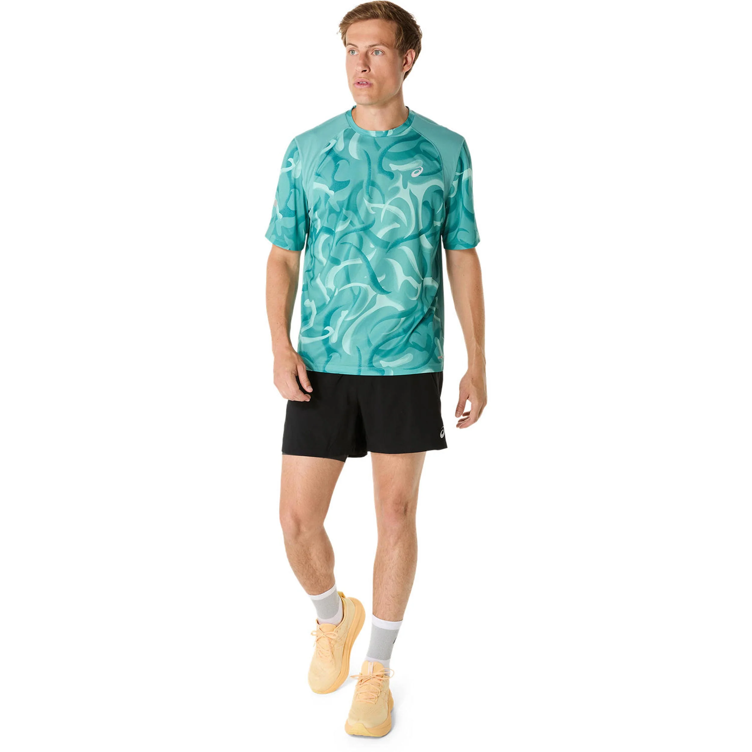 Road Lite-Show Laufshirt Herren-Türkis,Mehrfarbig - Image 7