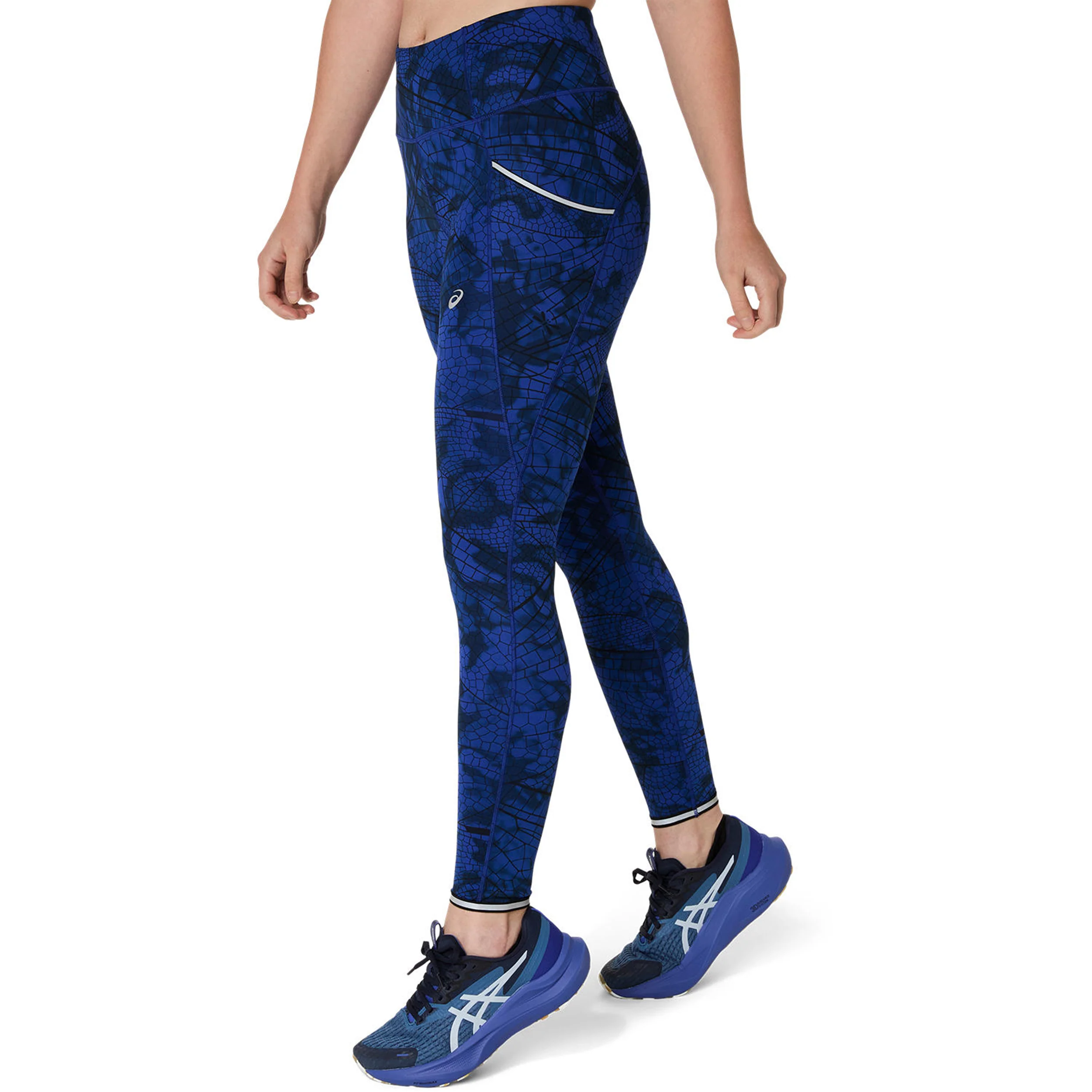 Road Lite-Show Lauftight Damen - schwarz, dunkelblau - Image 3