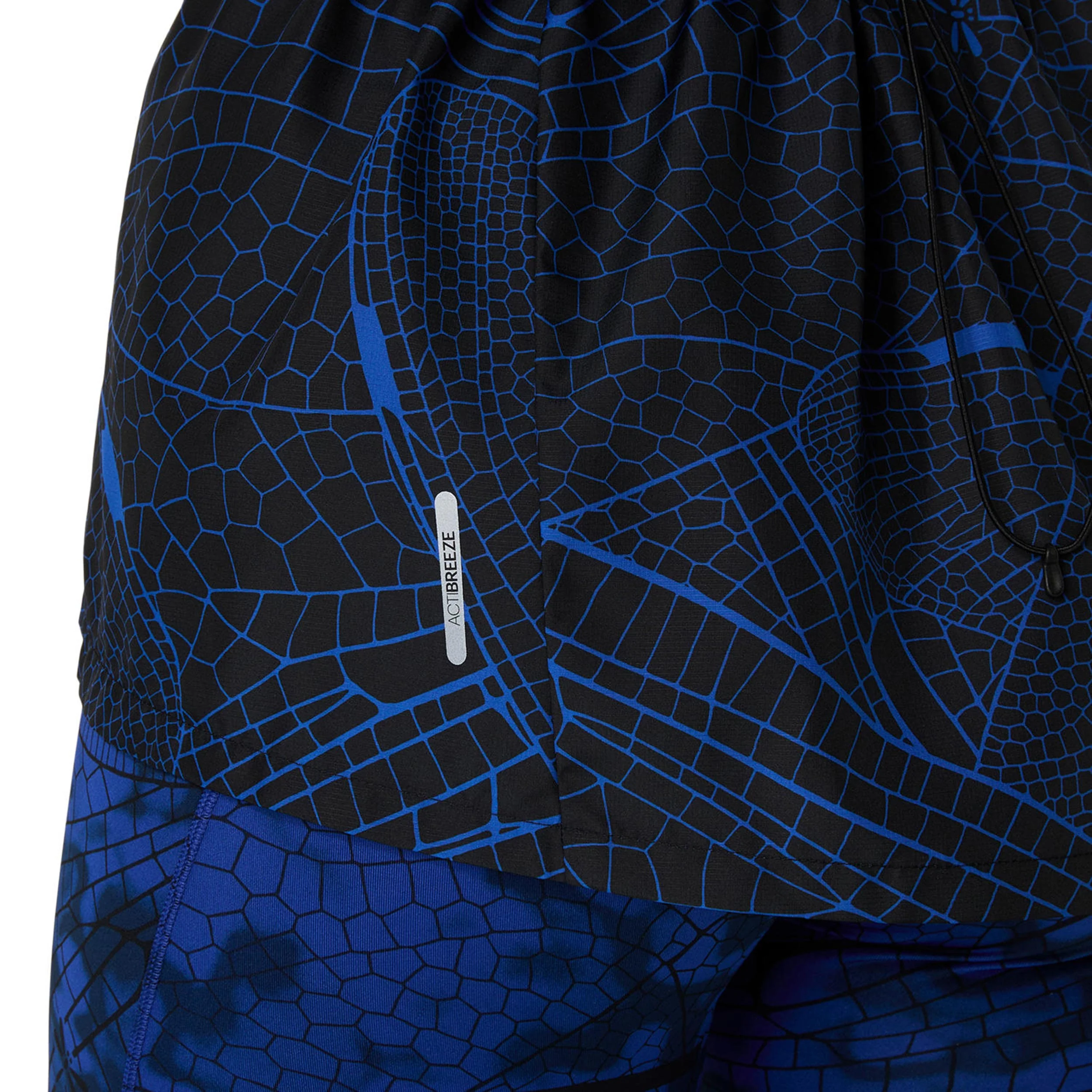 Road Lite-Show Packable Laufjacke Damen-Schwarz,Dunkelblau - Image 6