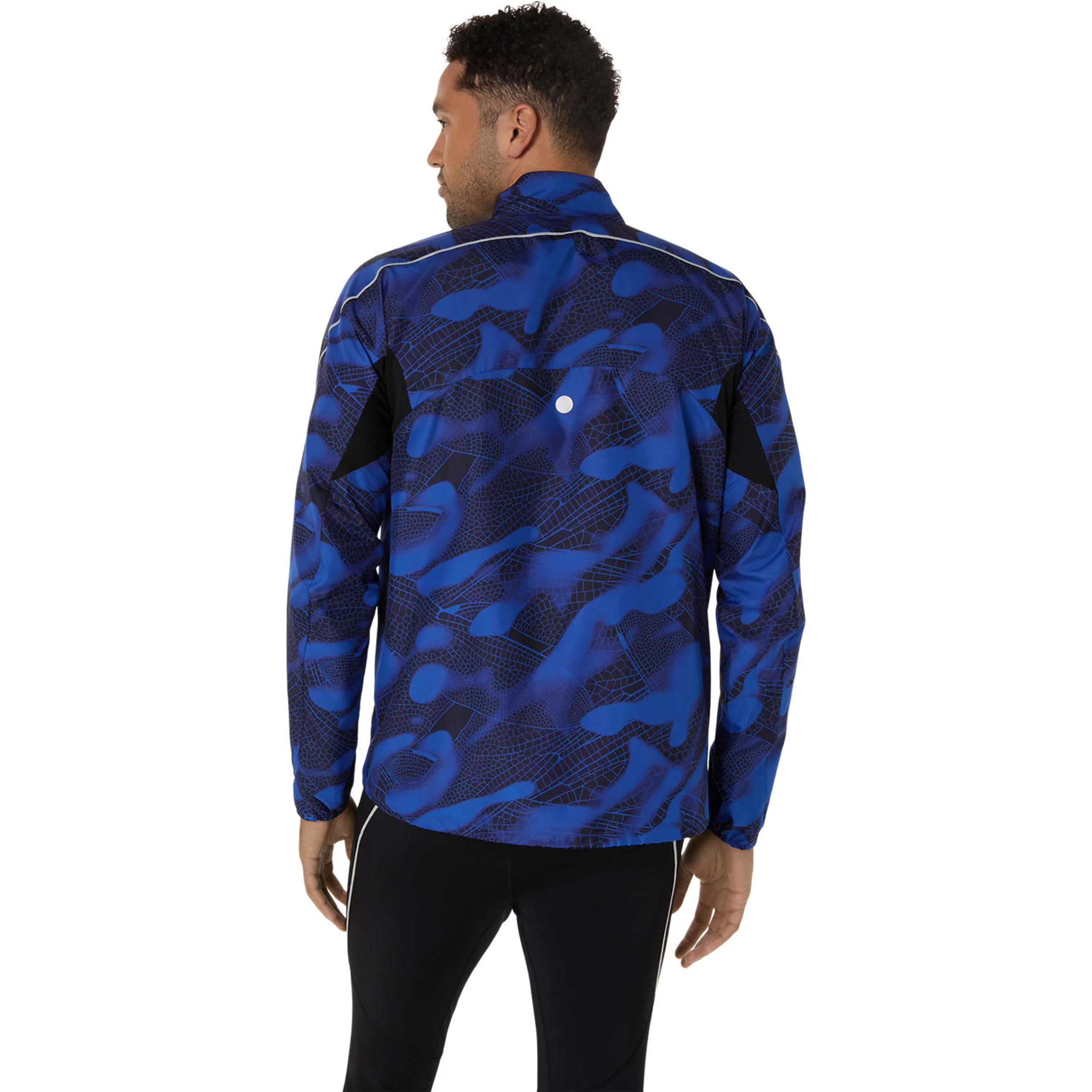 Road Lite-Show Packable Laufjacke Herren-Schwarz,Dunkelblau - Image 2