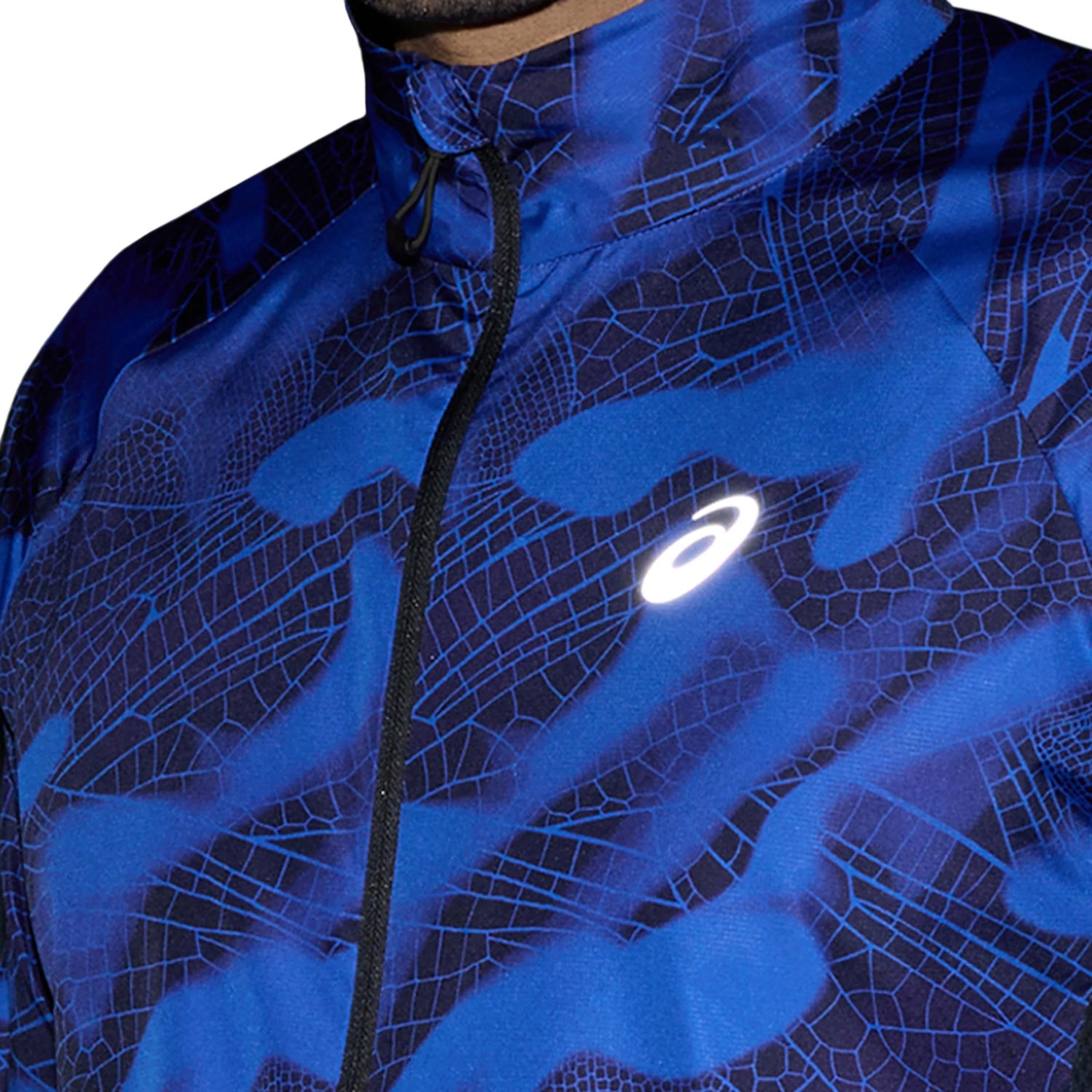 Road Lite-Show Packable Laufjacke Herren-Schwarz,Dunkelblau - Image 7