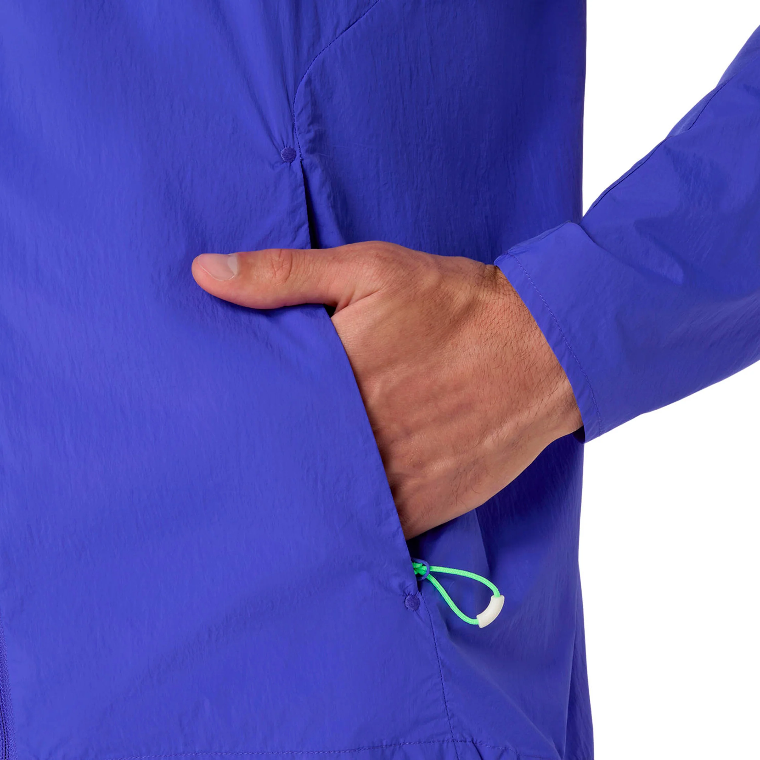 Road Packable Jacket Laufjacke Herren - blau, grün - Image 6