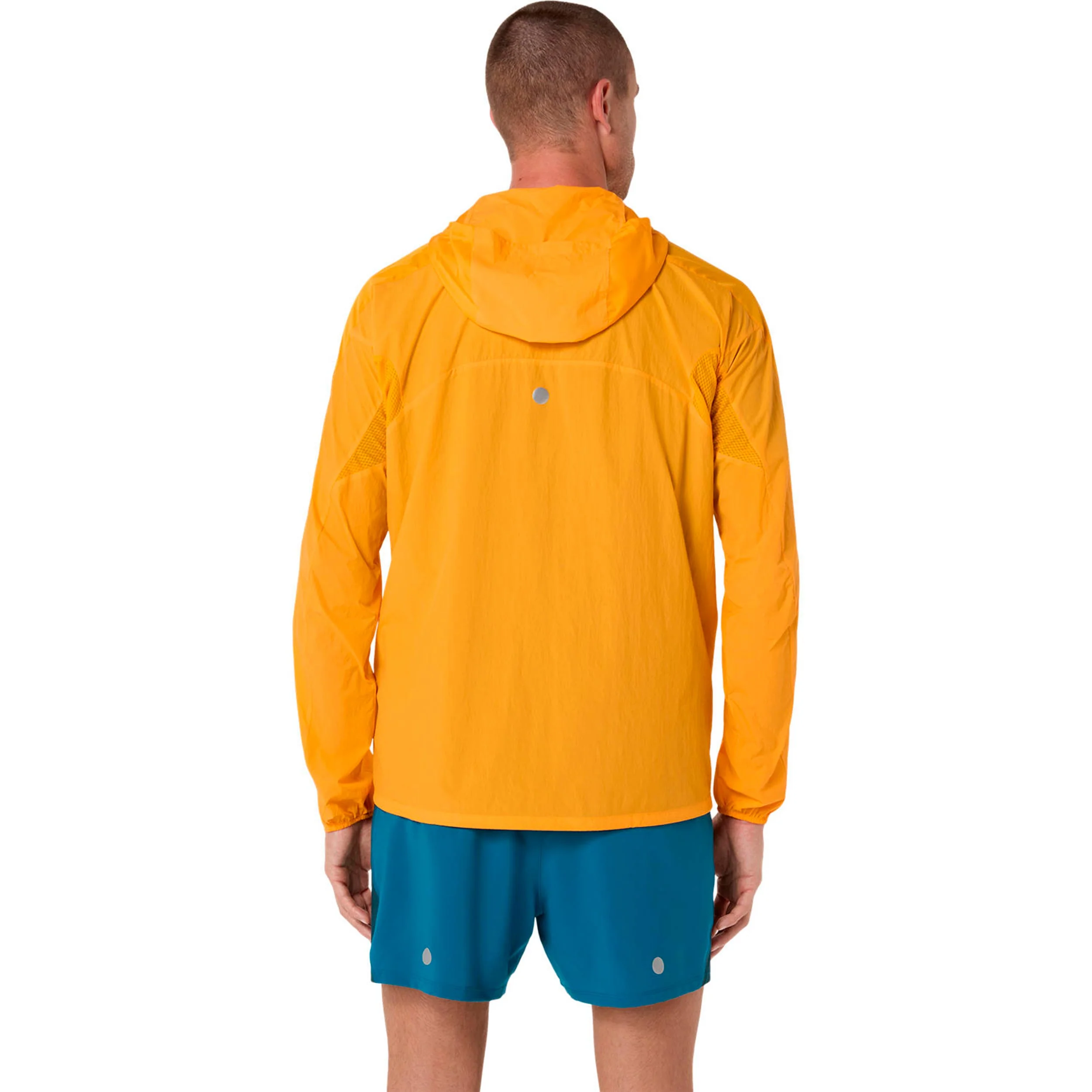 Road Packable Jacket Laufjacke Herren - orange, silber - Image 3