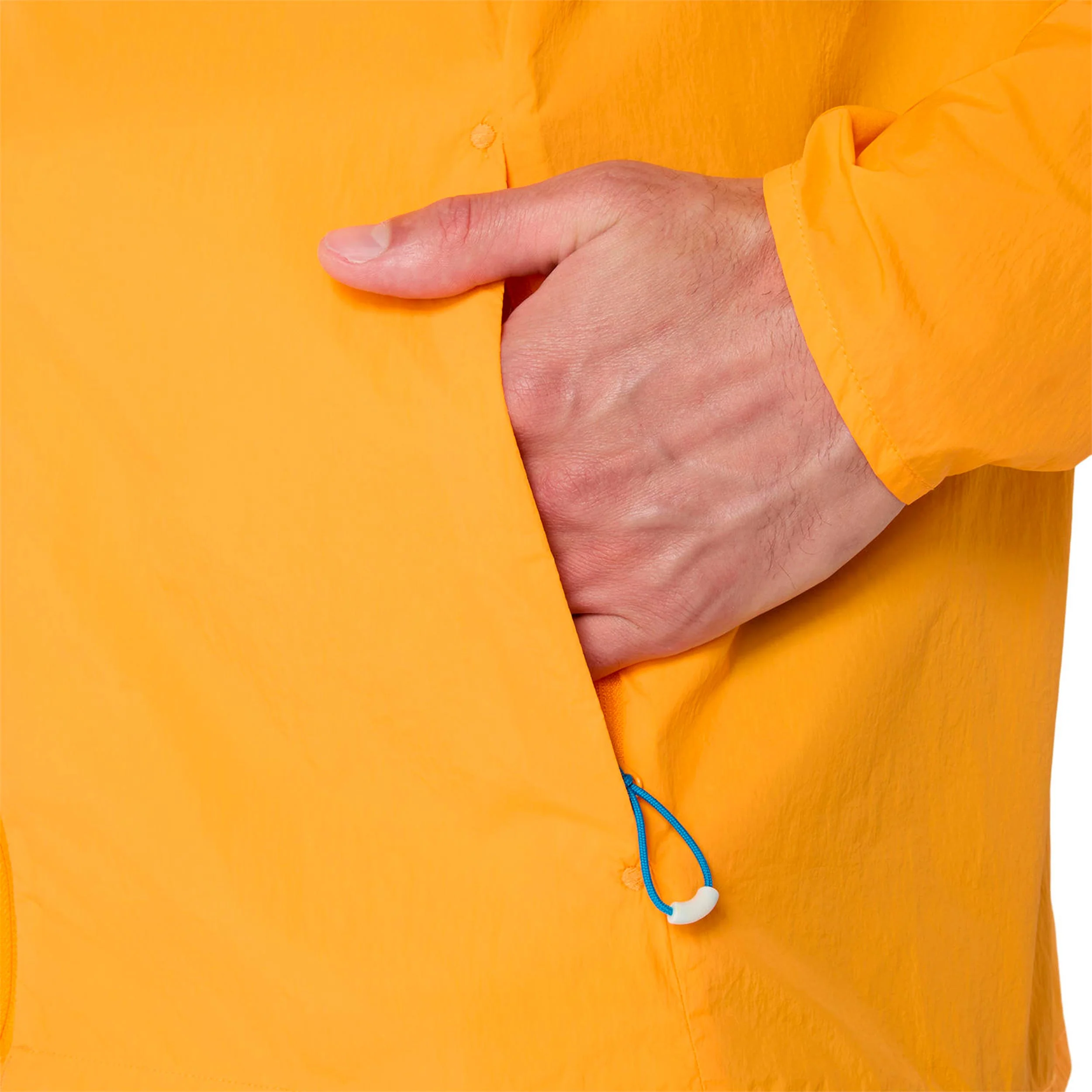 Road Packable Jacket Laufjacke Herren - orange, silber - Image 5