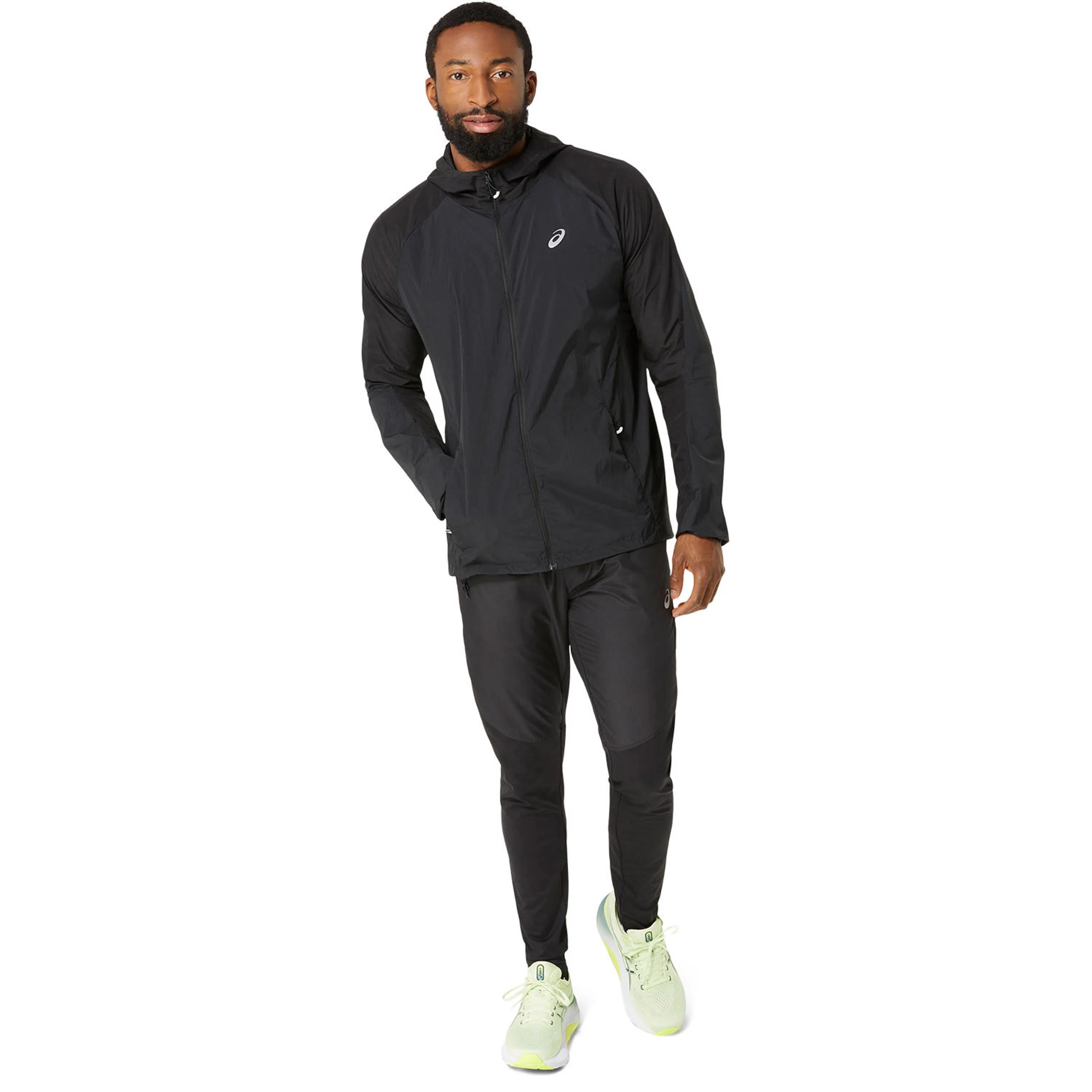 Road Packable Jacket Laufjacke Herren - schwarz - Image 8