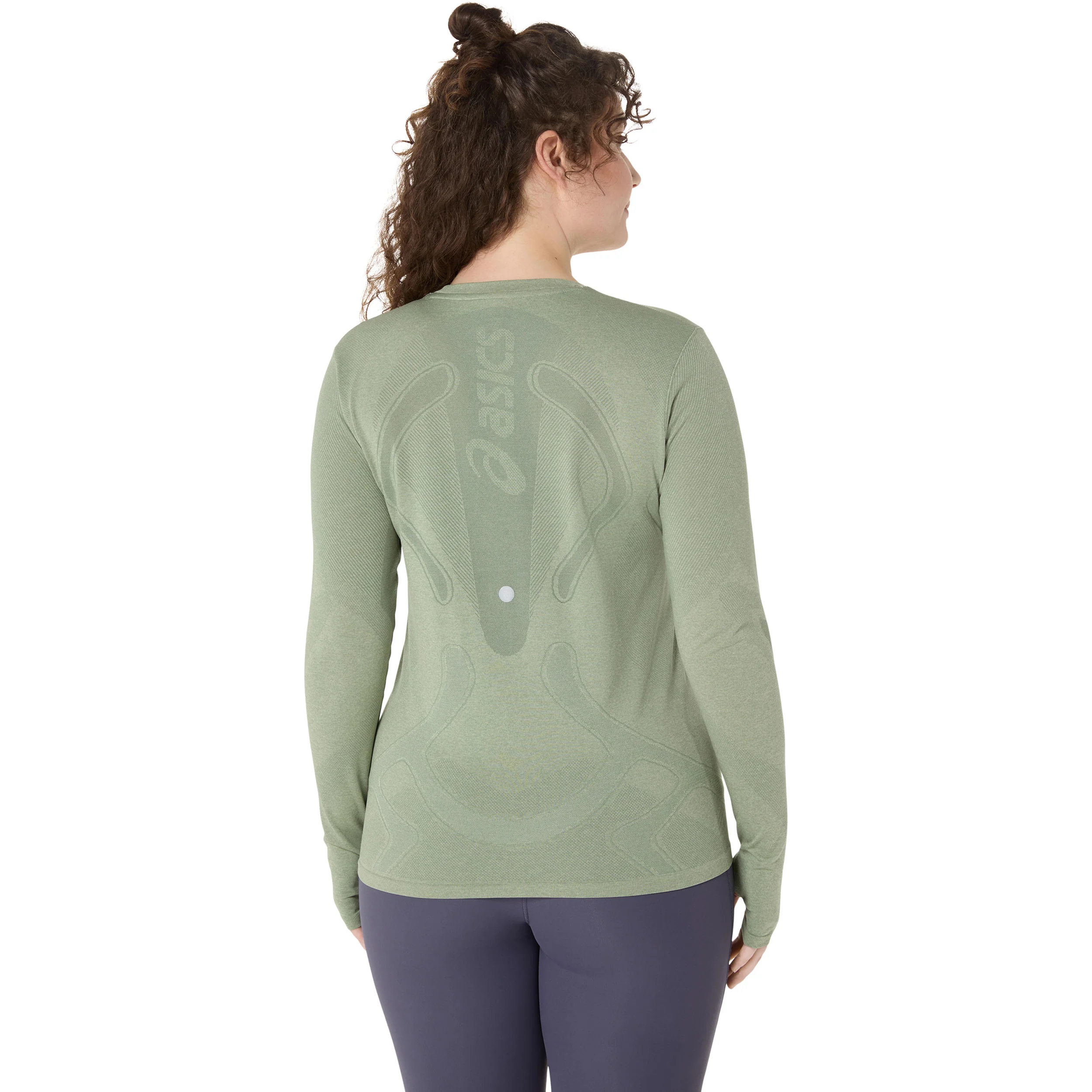 Road Seamless Laufshirt Damen-grau, blau - Image 2