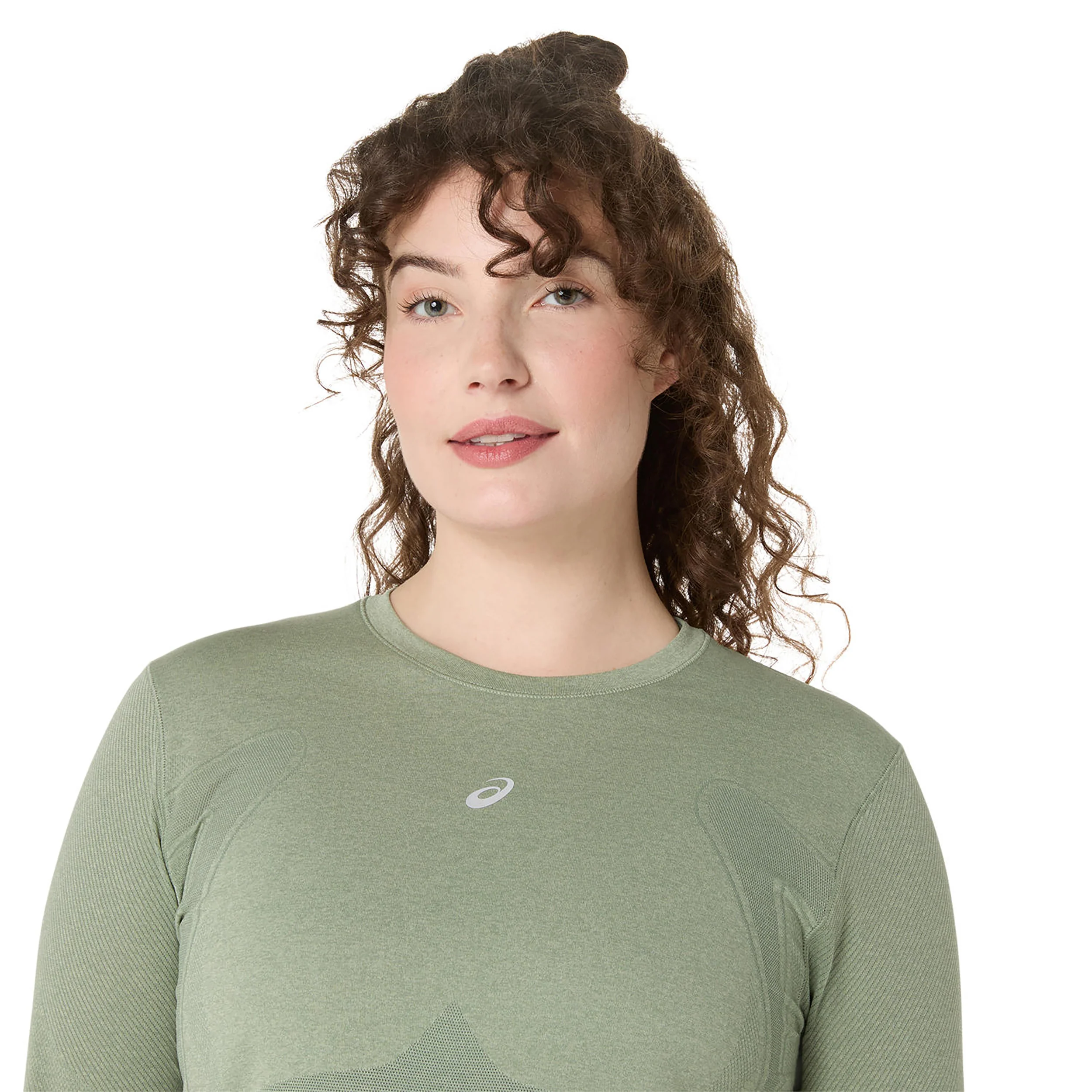 Road Seamless Laufshirt Damen-grau, blau - Image 5