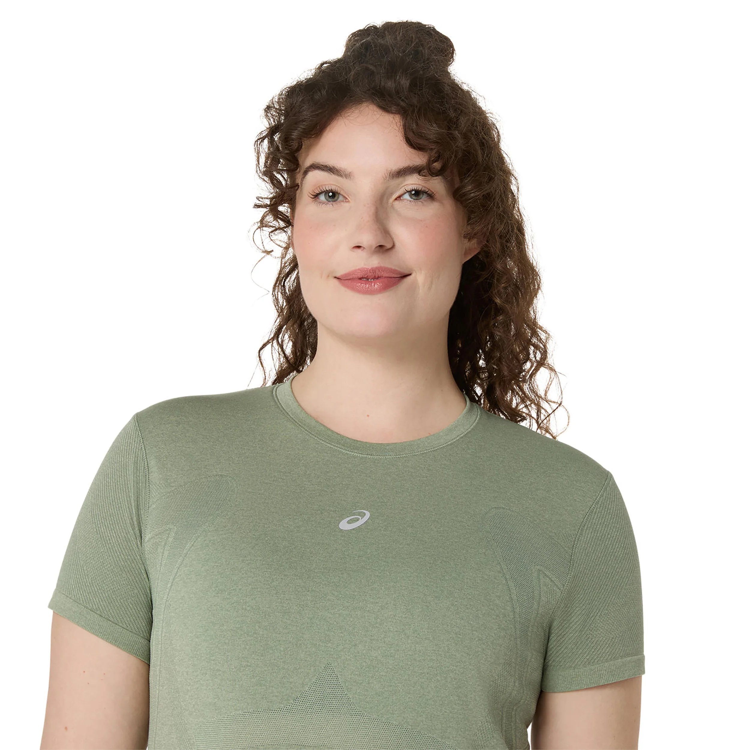 Road Seamless Laufshirt Damen-grau, blau - Image 4