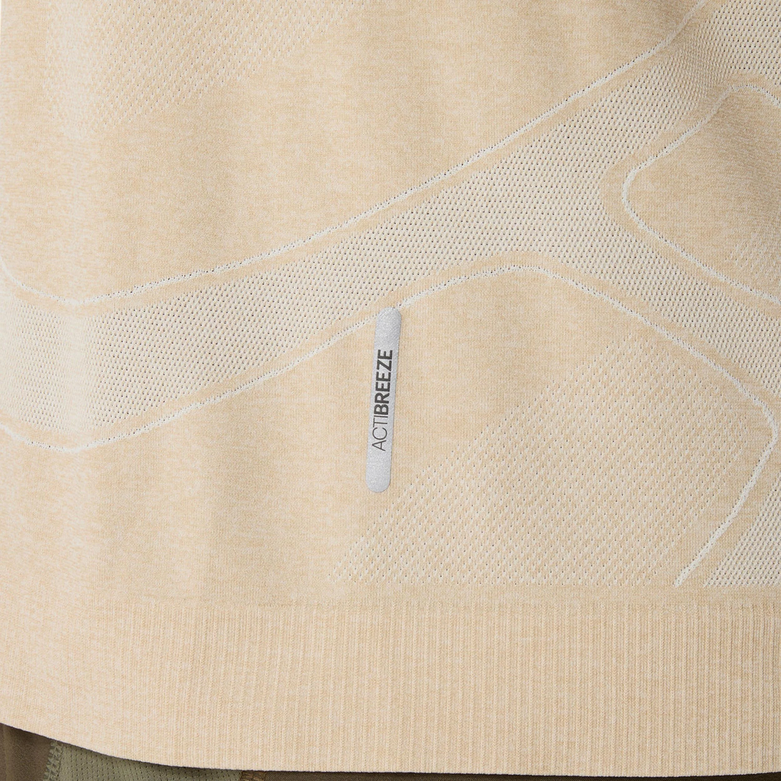 Road Seamless Laufshirt Herren-beige - Image 5
