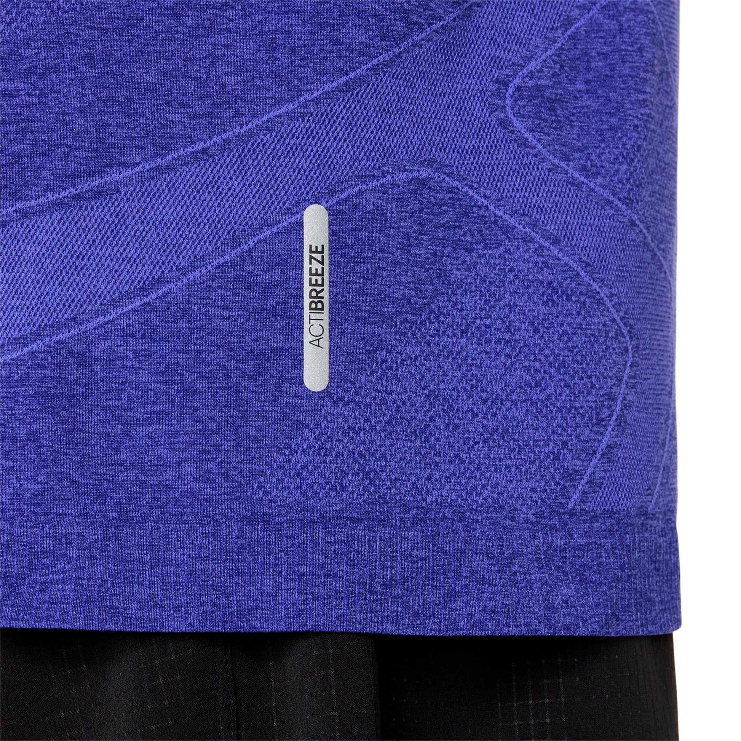Road Seamless Laufshirt Herren-blau, lila - Image 5