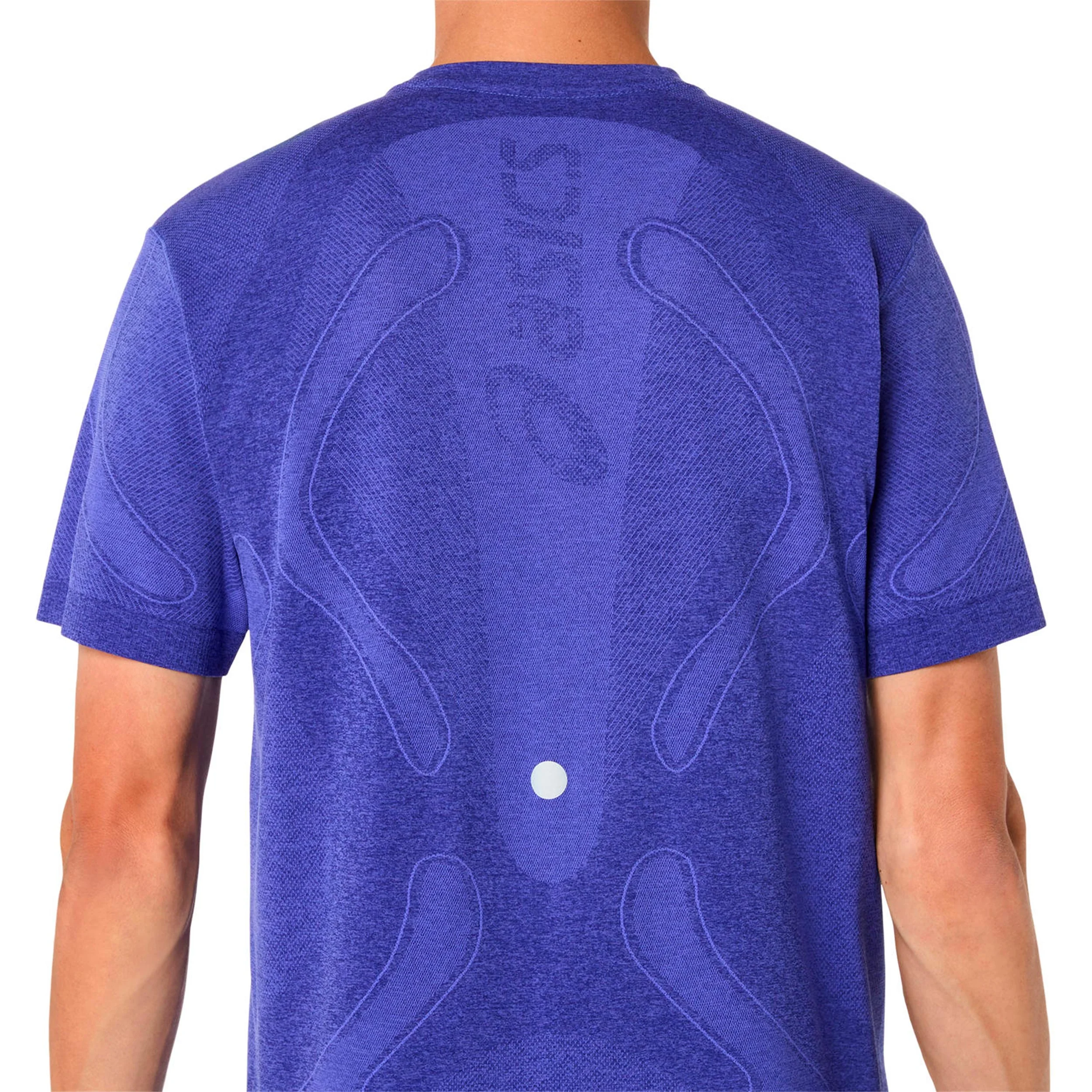 Road Seamless Laufshirt Herren-blau, lila - Image 6