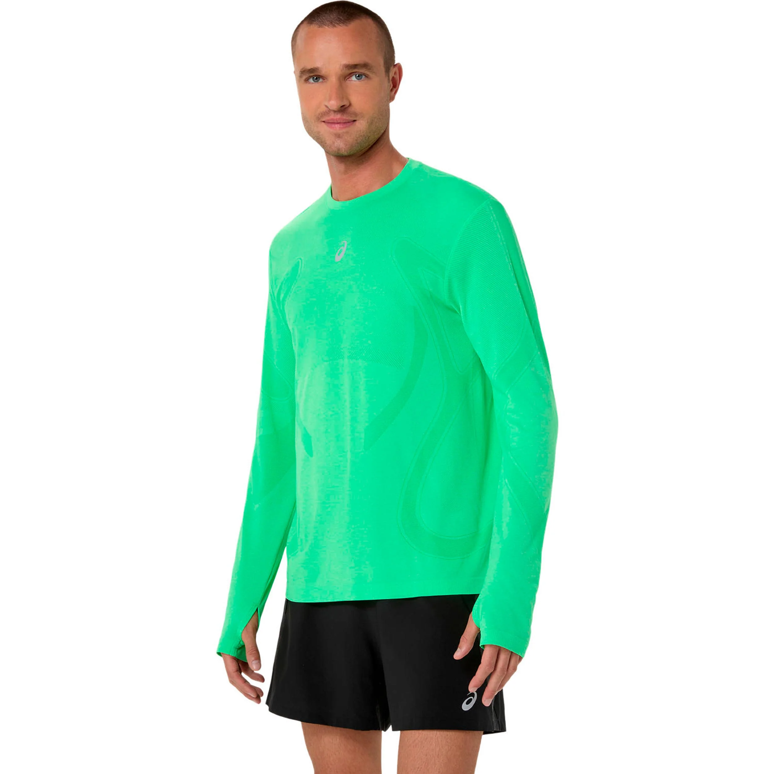 Road Seamless Laufshirt Herren-grün, grün - Image 3