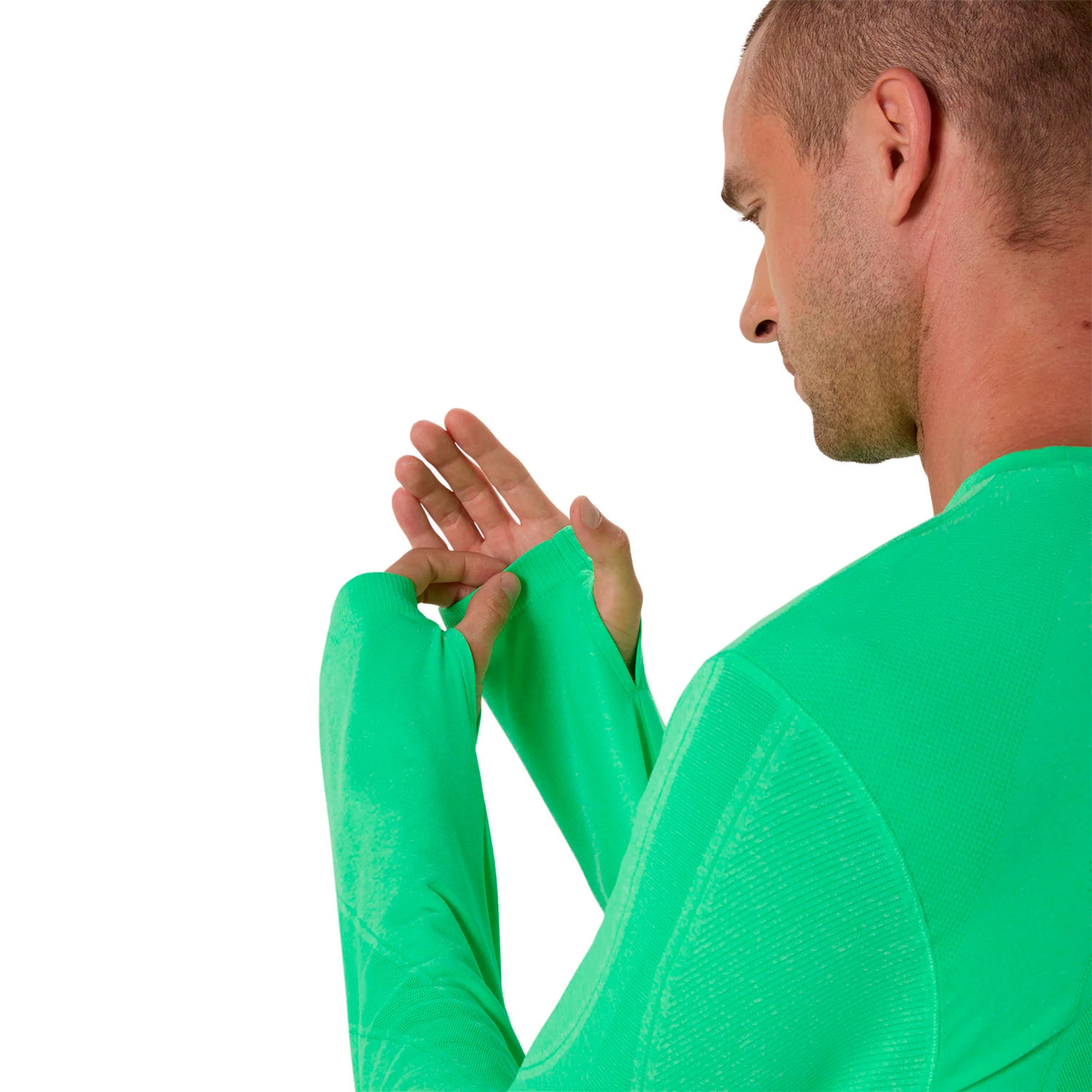 Road Seamless Laufshirt Herren-grün, grün - Image 5