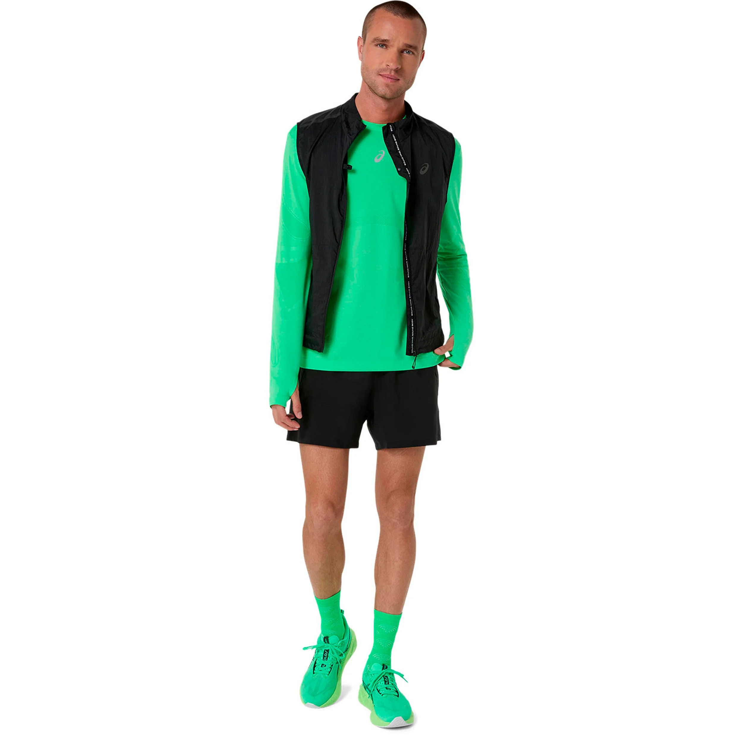 Road Seamless Laufshirt Herren-grün, grün - Image 6