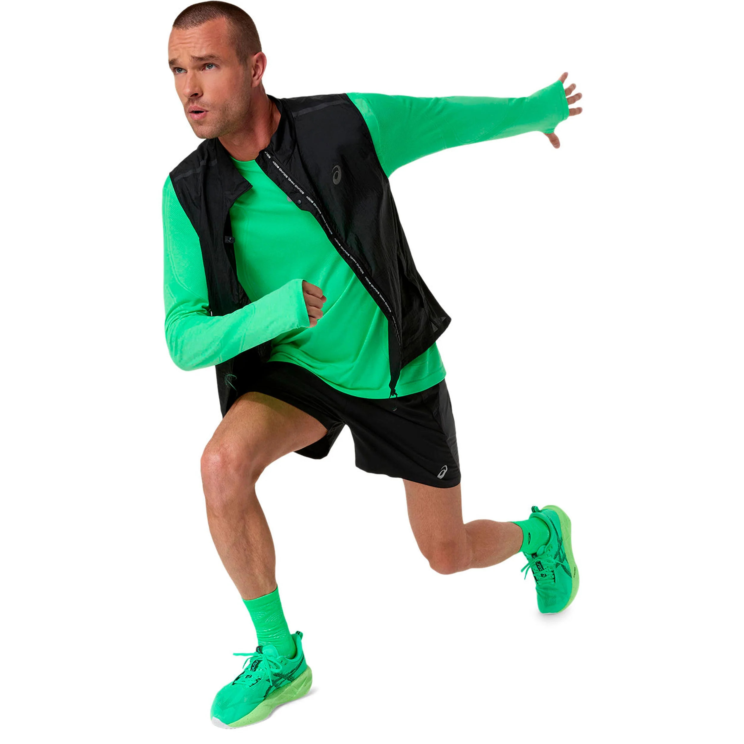 Road Seamless Laufshirt Herren-grün, grün - Image 7