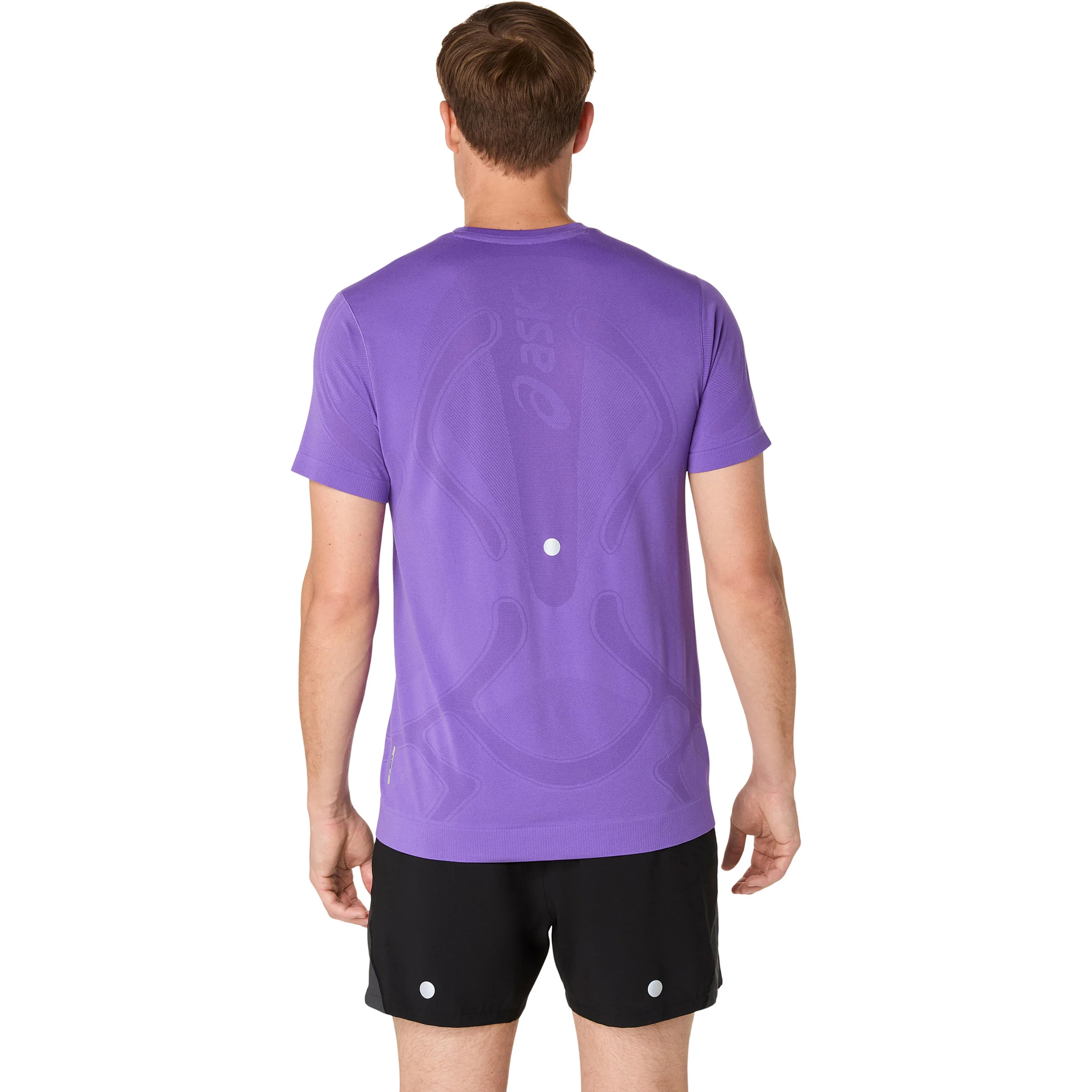 Road Seamless Laufshirt Herren-lila - Image 3