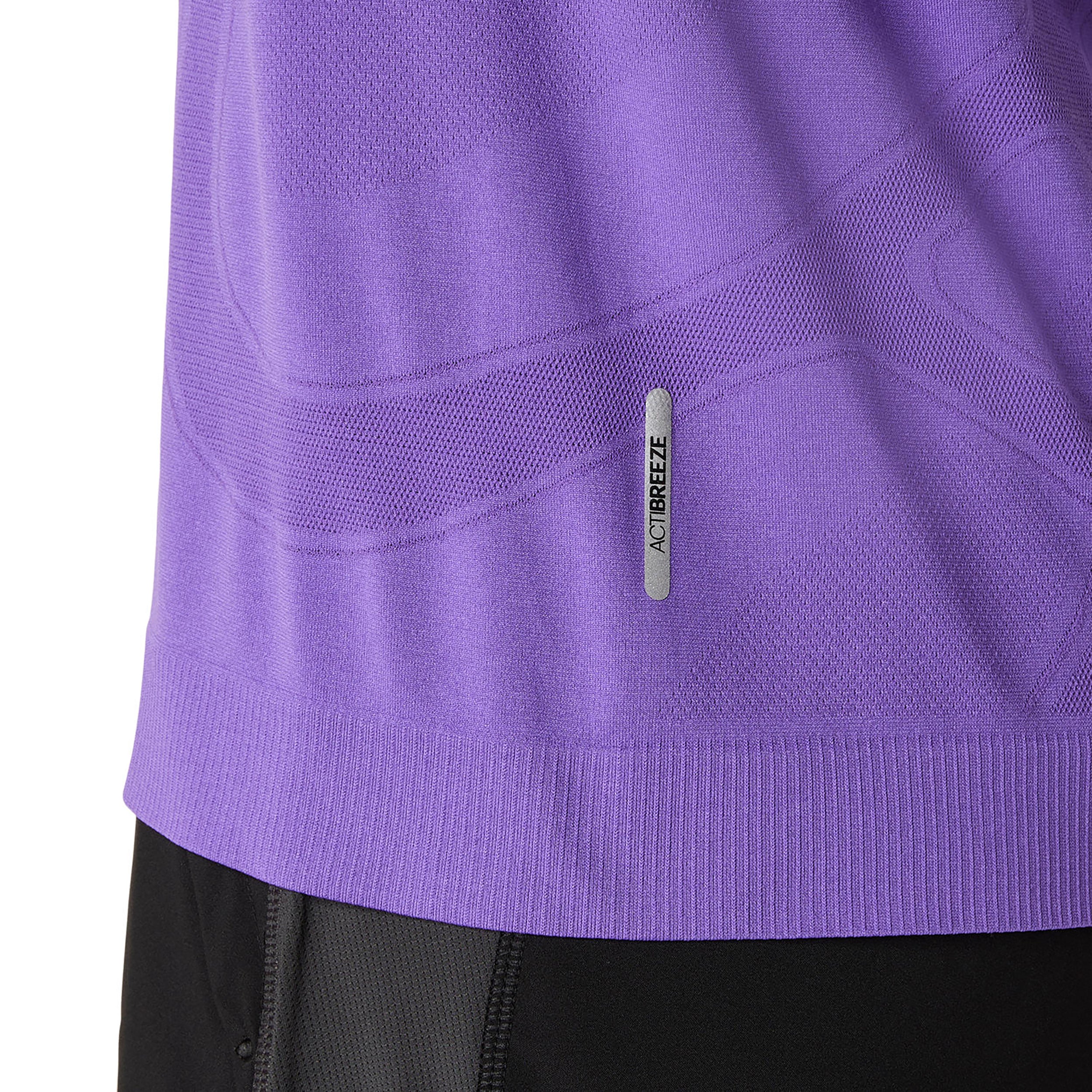 Road Seamless Laufshirt Herren-lila - Image 5