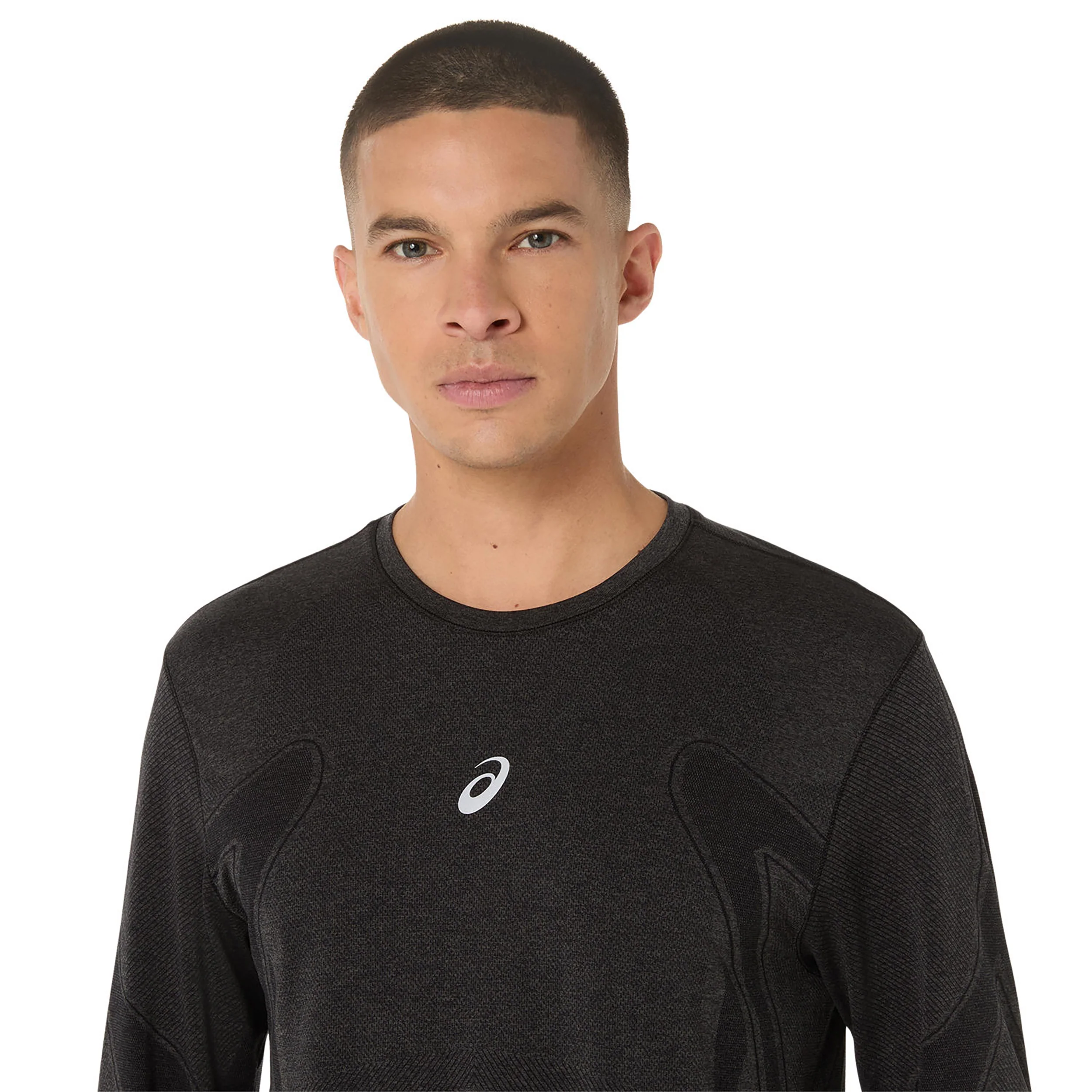 Road Seamless Laufshirt Herren-schwarz - Image 4