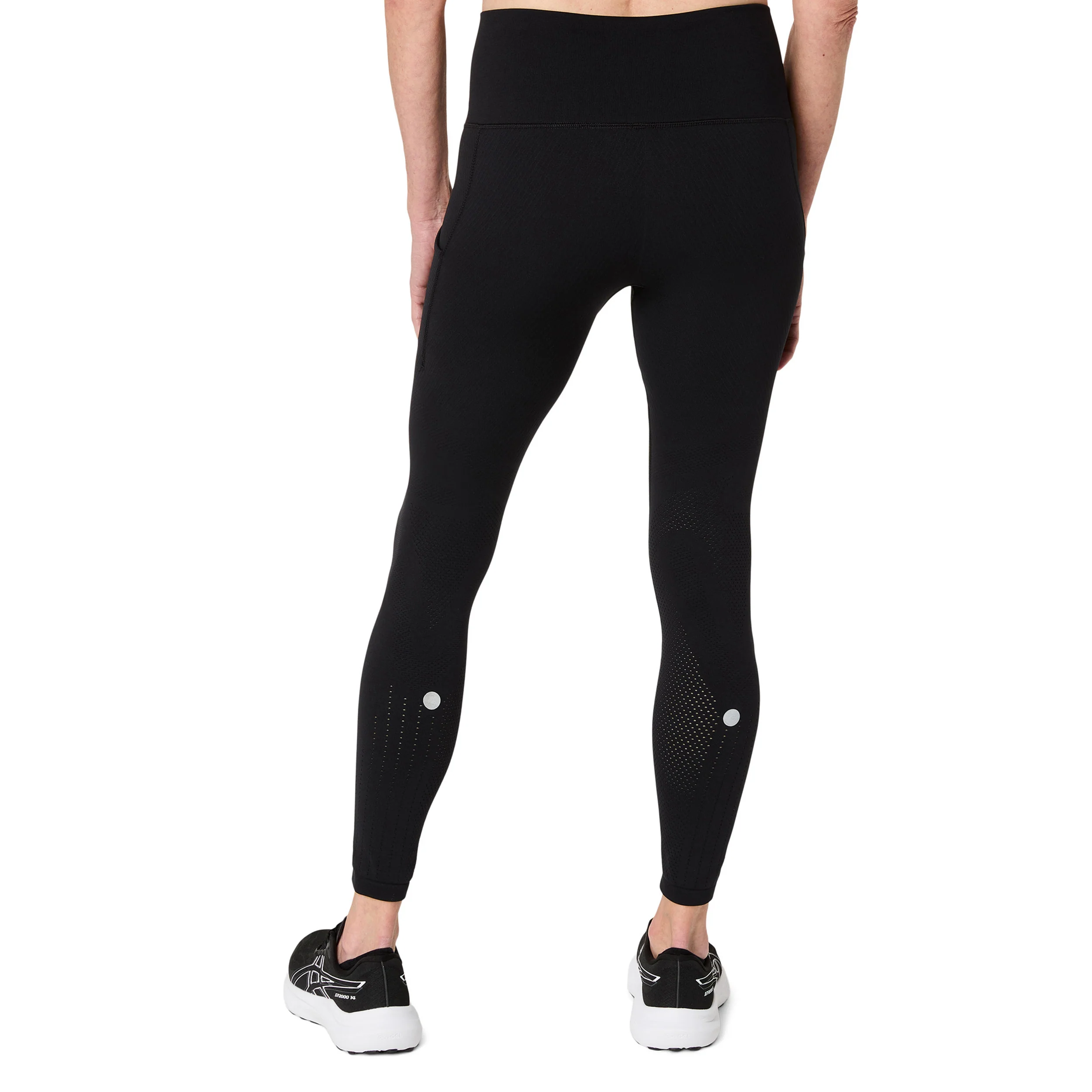 Road Seamless Lauftight Damen-schwarz - Image 3