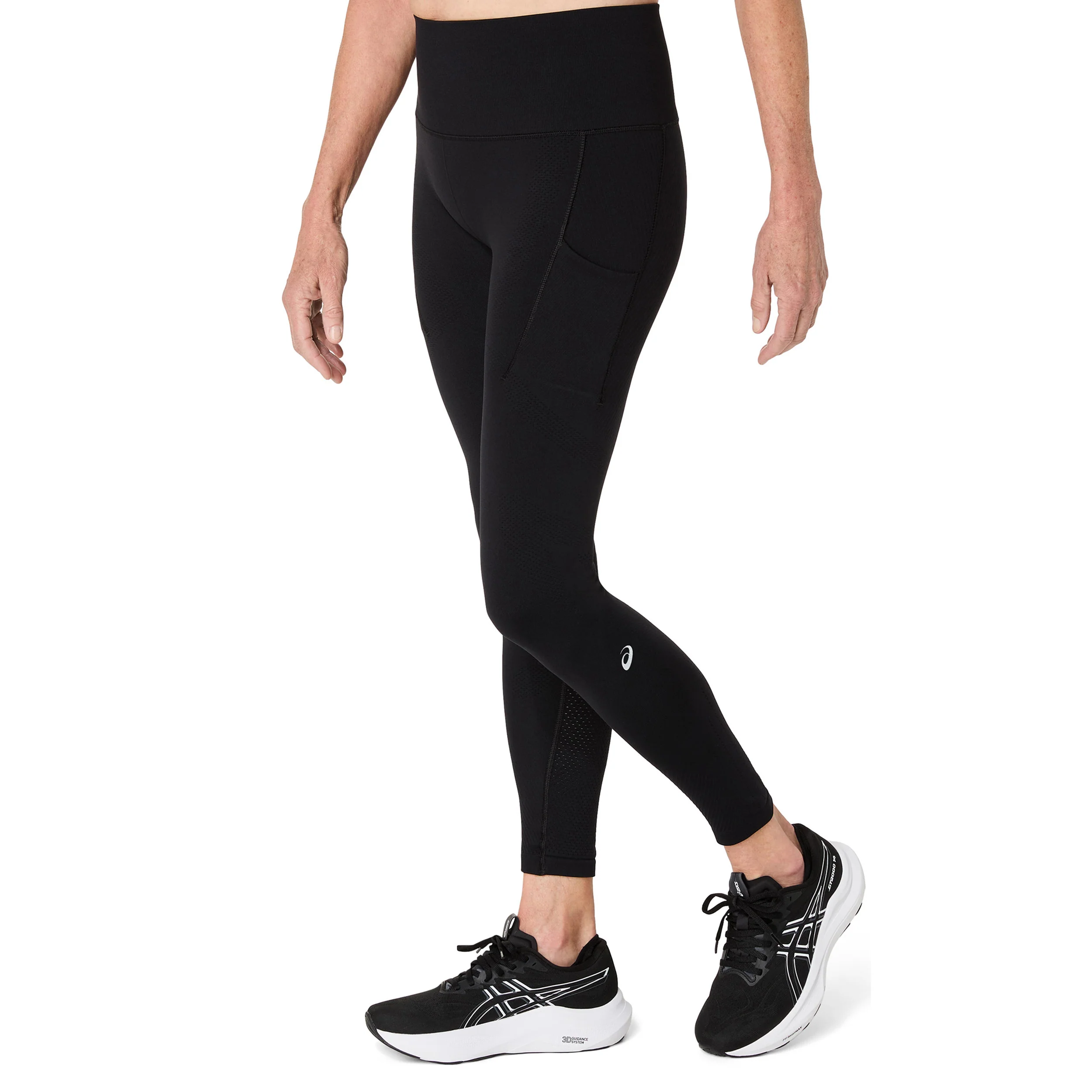 Road Seamless Lauftight Damen-schwarz - Image 4