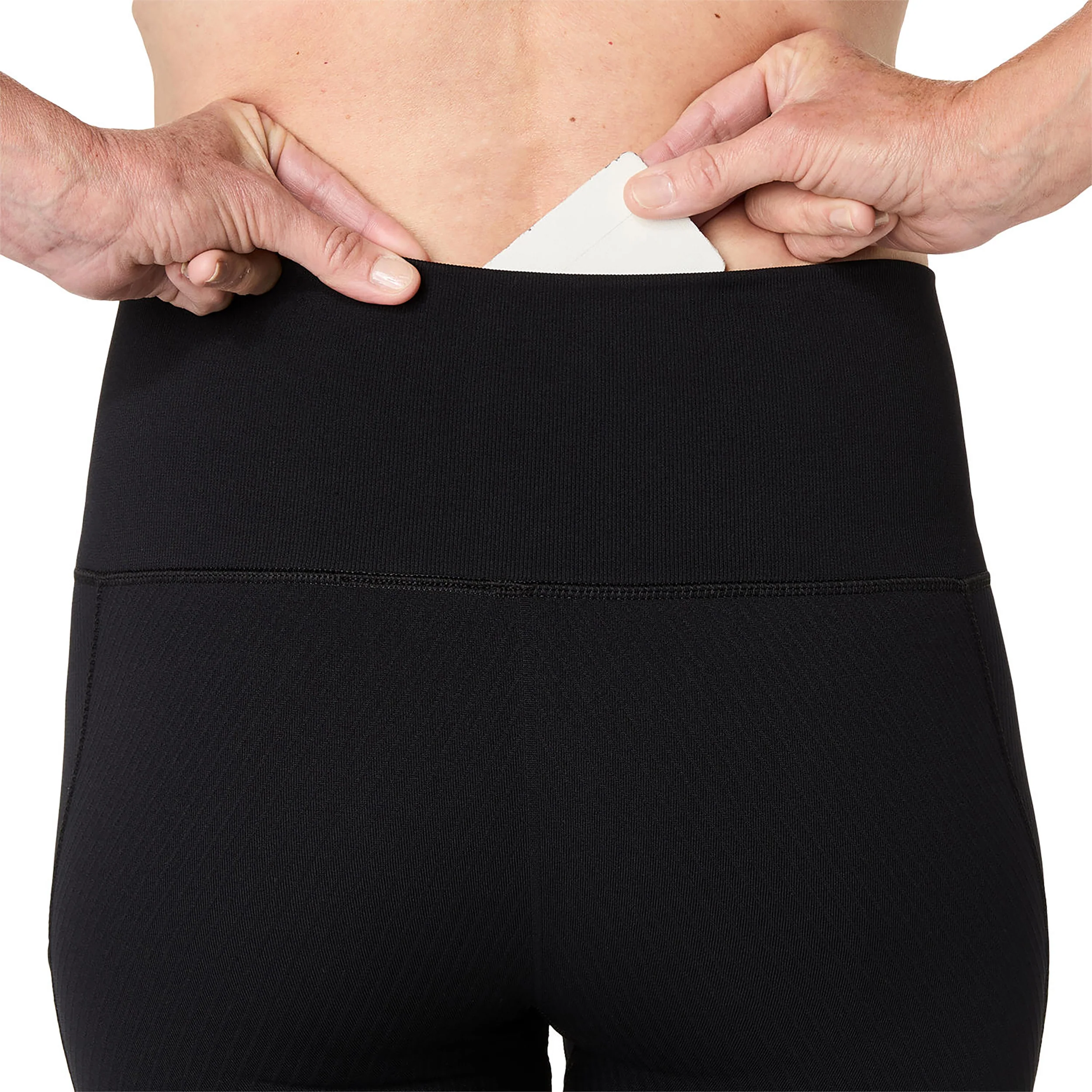 Road Seamless Lauftight Damen-schwarz - Image 6