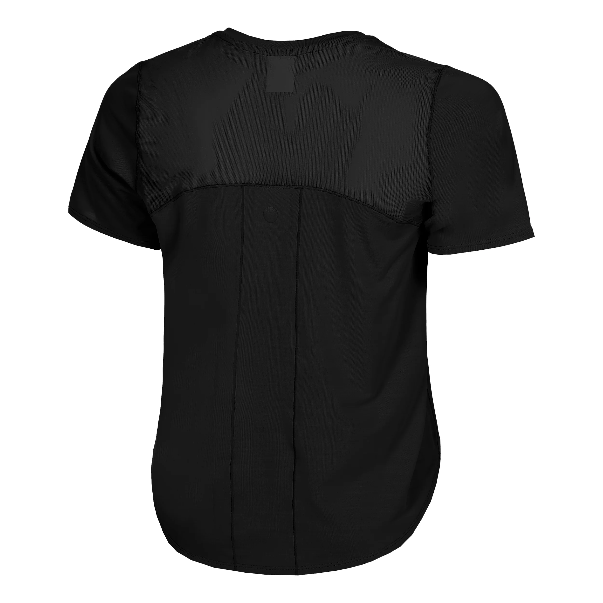 Road V-Neck Laufshirt Damen-Schwarz - Image 2