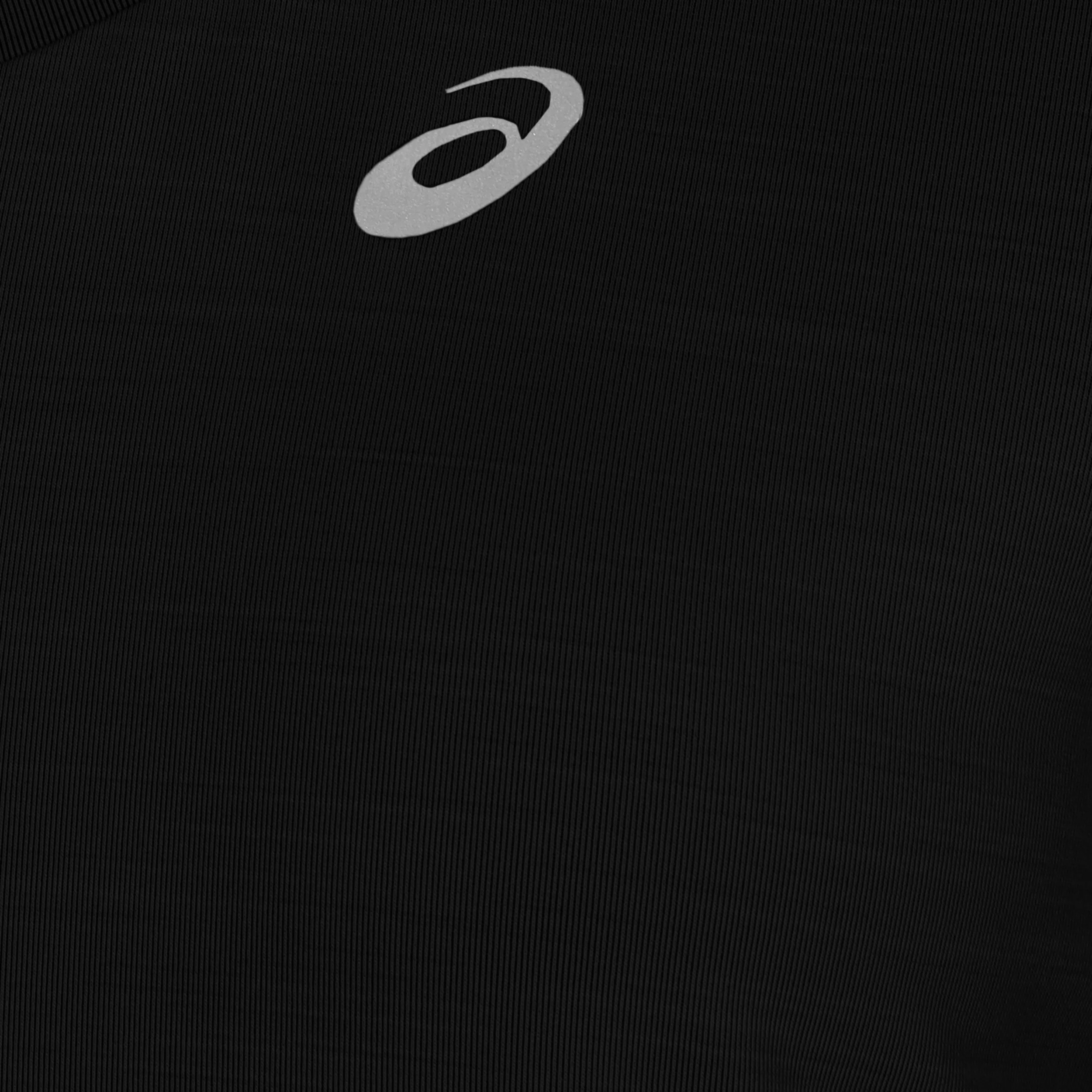 Road V-Neck Laufshirt Damen-Schwarz - Image 3