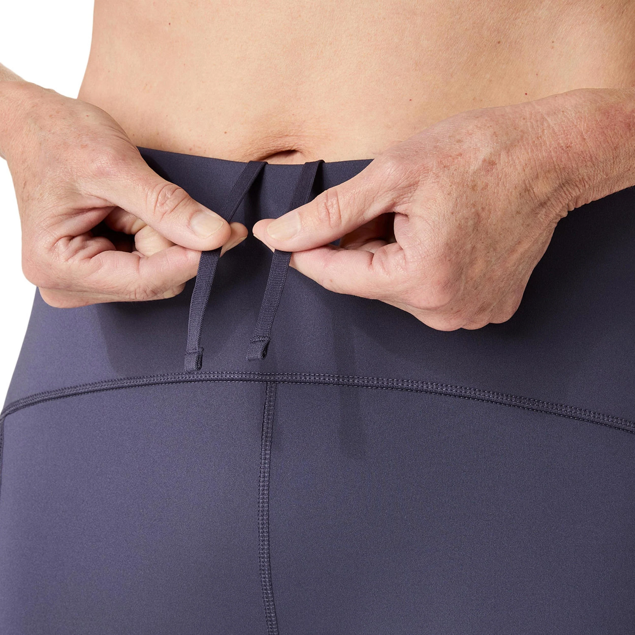 Road Winter High Waist Lauftight Damen-Blaugrau - Image 5