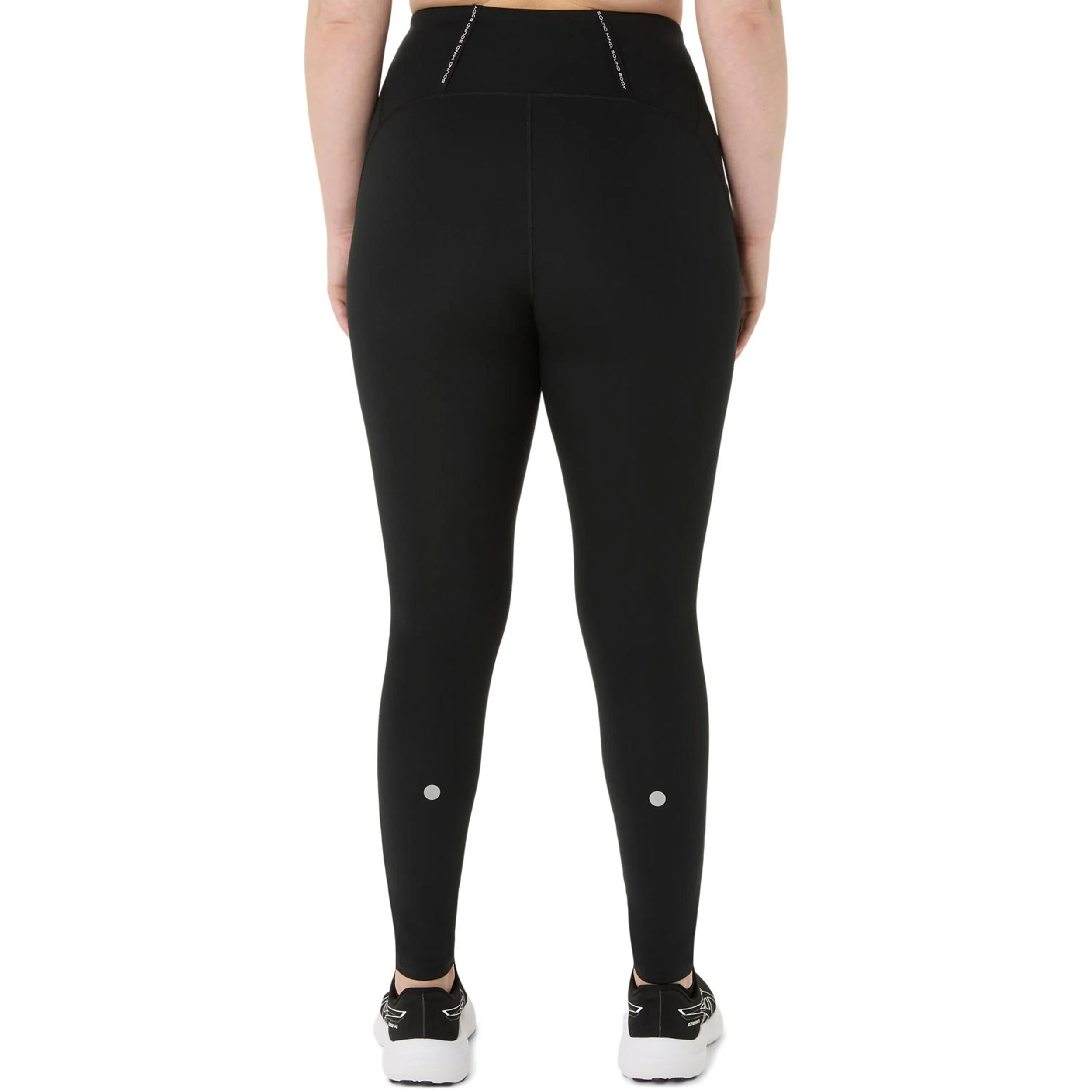 Road Winter High Waist Lauftight Damen-Schwarz - Image 2