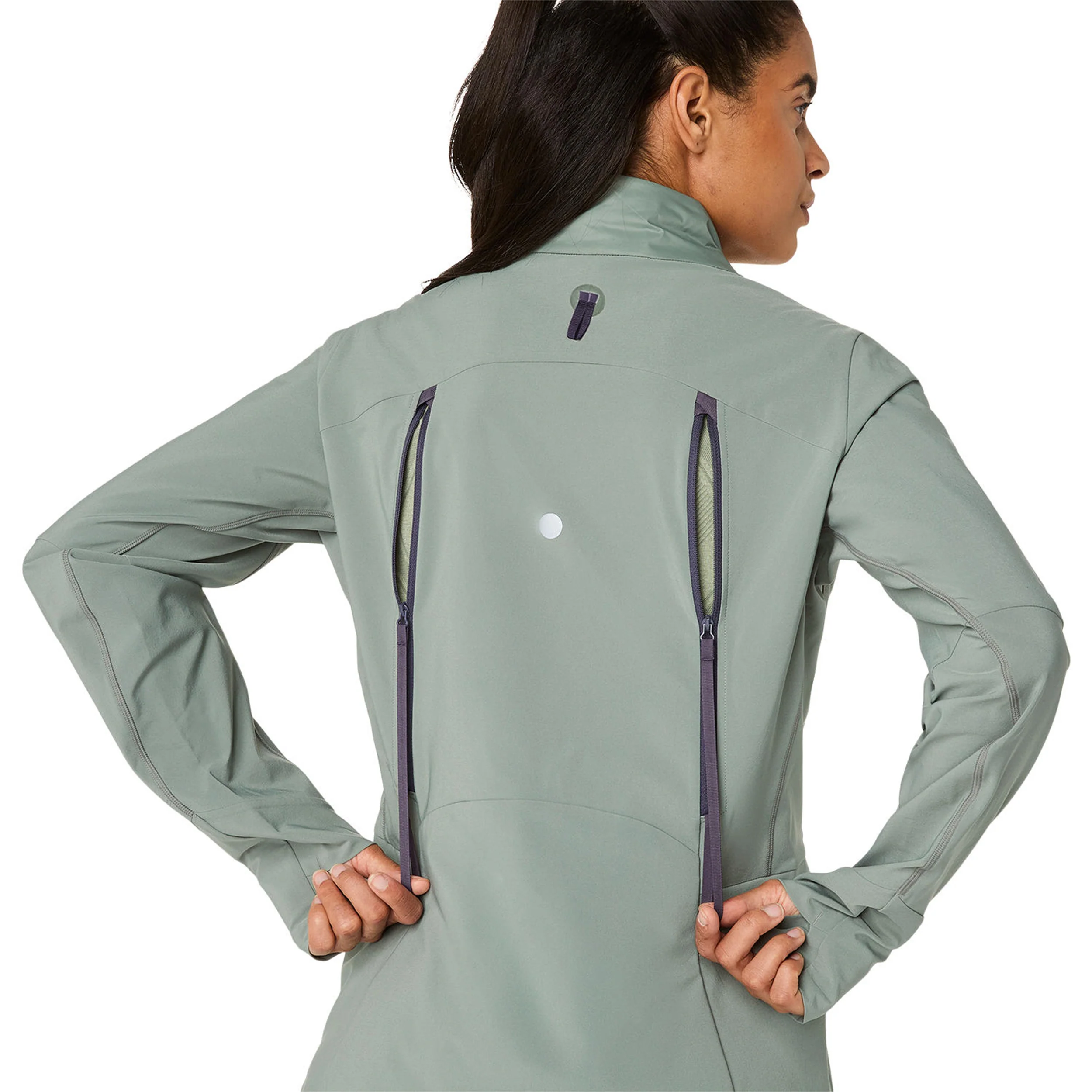 Road Winter Laufjacke Damen - blau, blau - Image 4