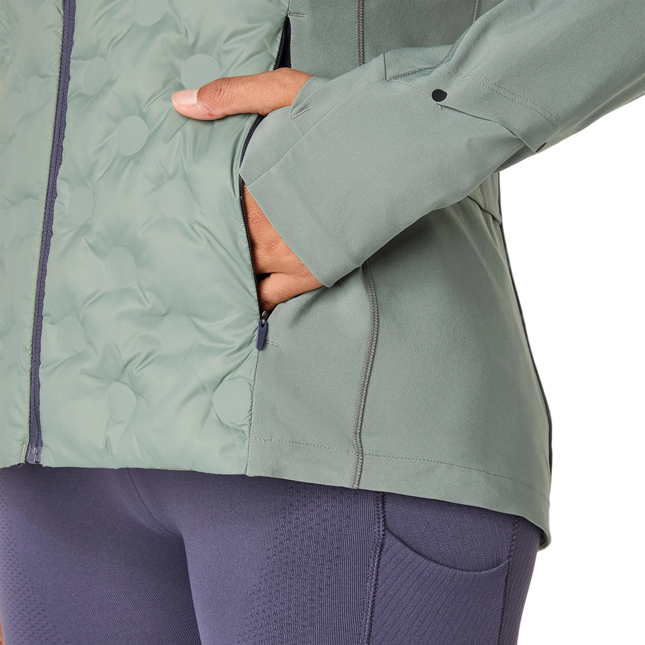 Road Winter Laufjacke Damen - blau, blau - Image 9