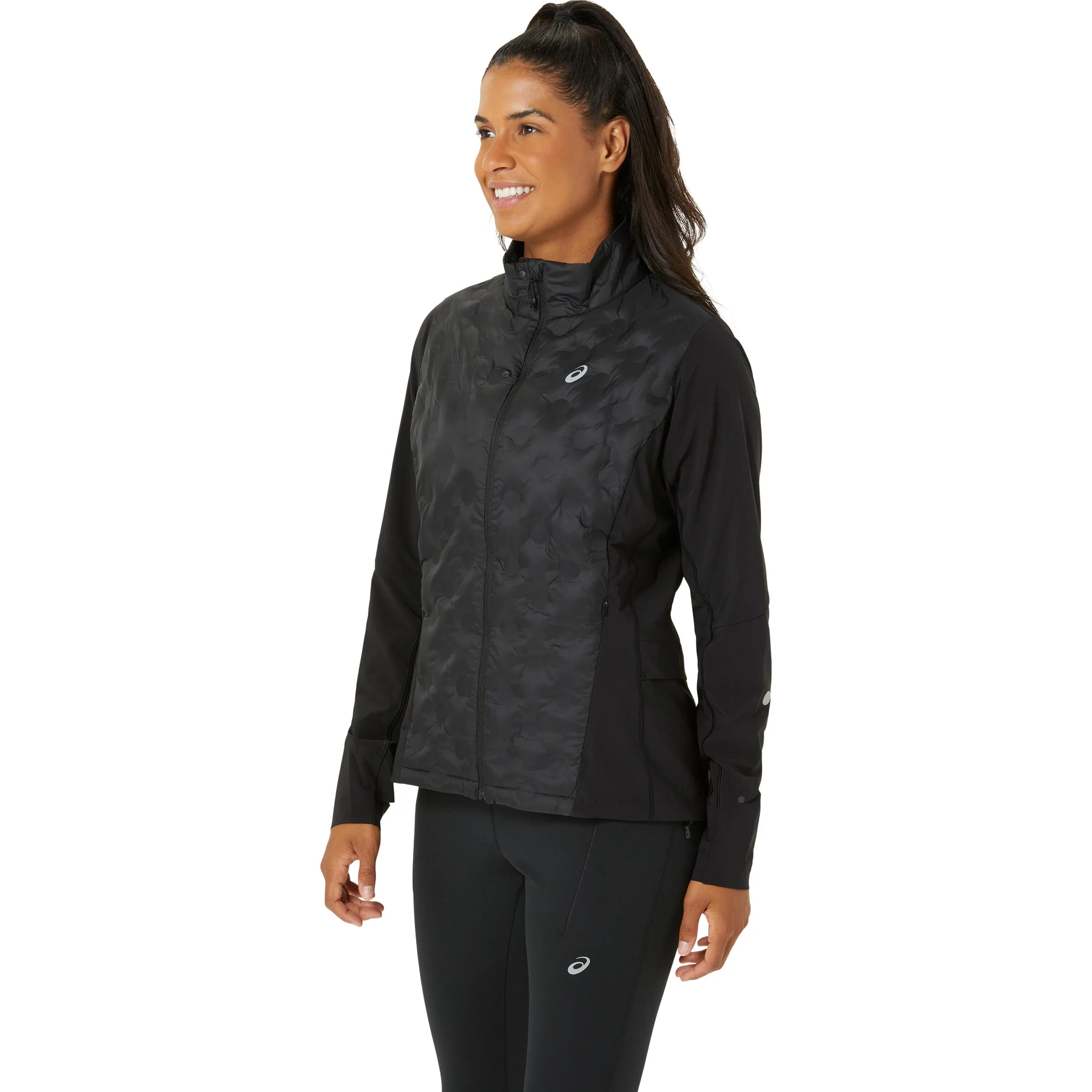 Road Winter Laufjacke Damen-Schwarz - Image 7